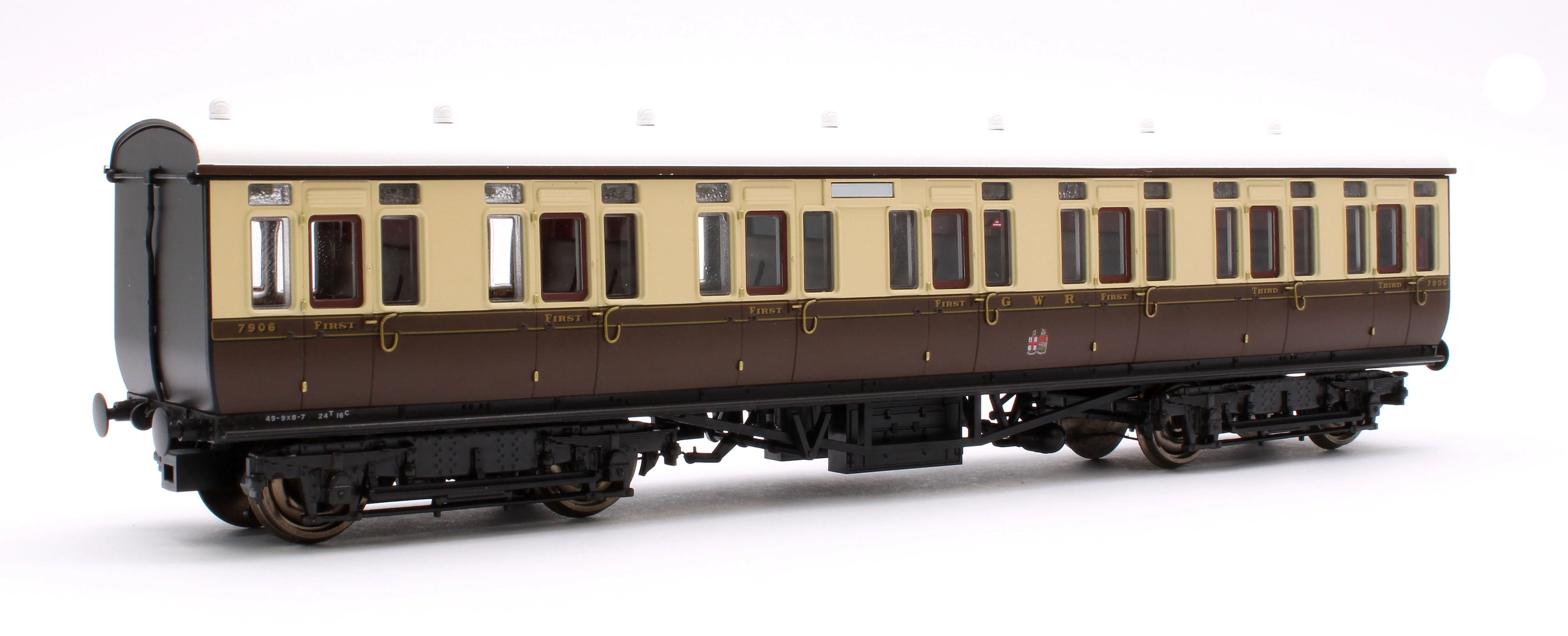 Pre-Owned GWR Toplight Mainline City Twin City Chocolate & Cream Composite 7906 Set 3 - Image 3