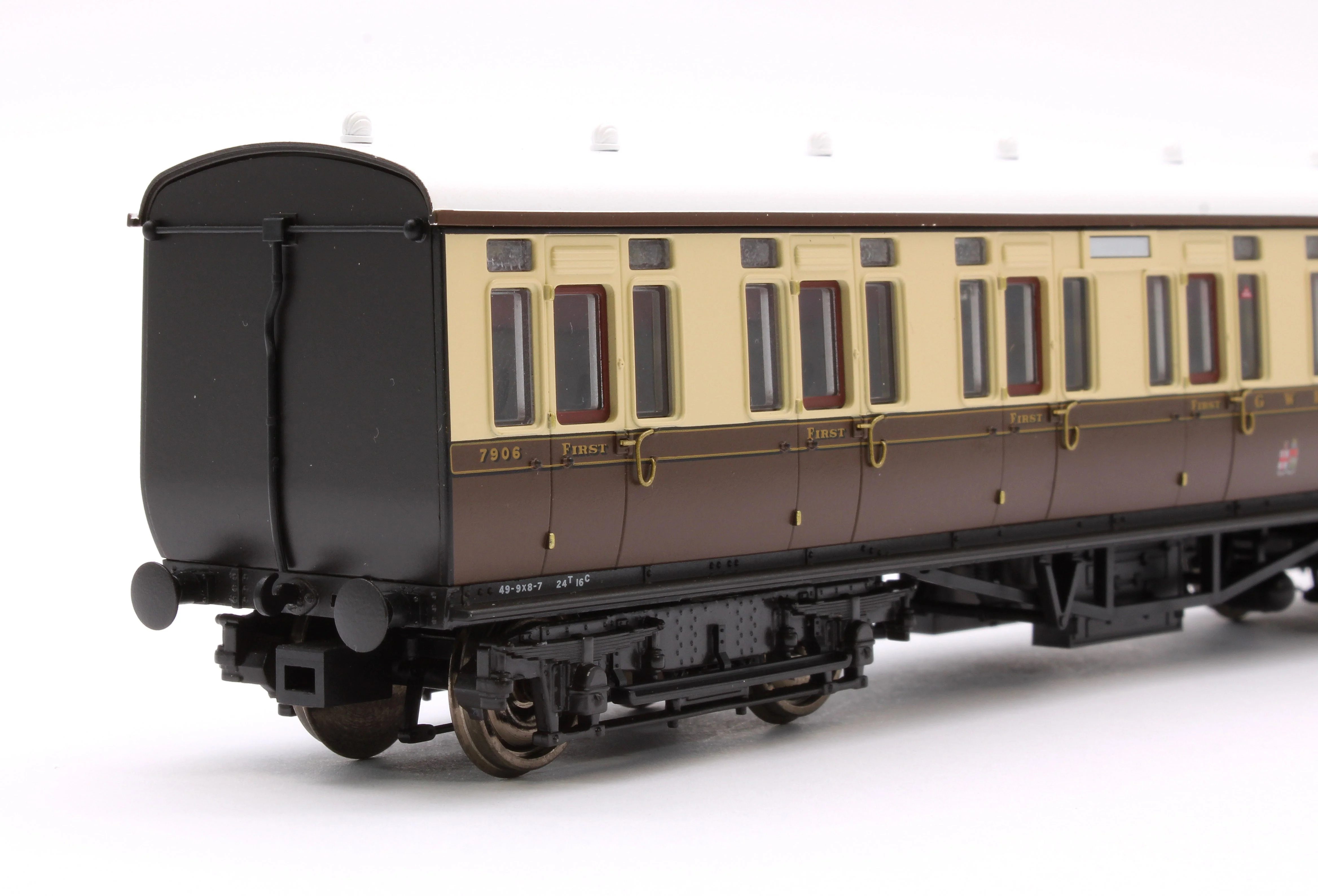 Pre-Owned GWR Toplight Mainline City Twin City Chocolate & Cream Composite 7906 Set 3 - Image 6