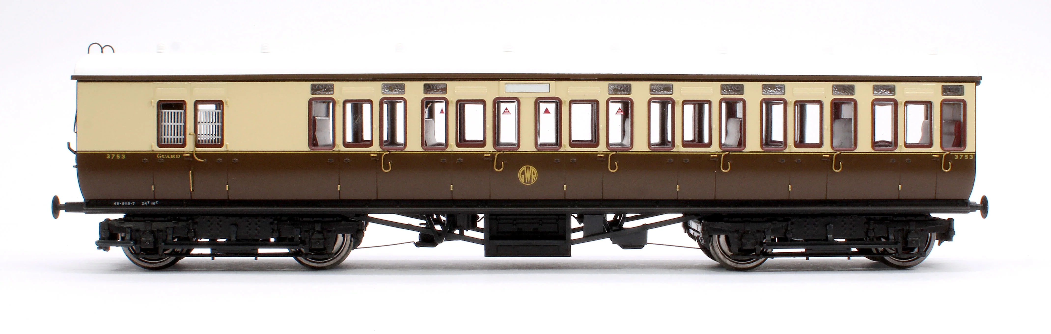 4P-020-301 GWR Toplight Mainline City GWR Shirtbutton Third Brake 3753 Set 4 - Image 2