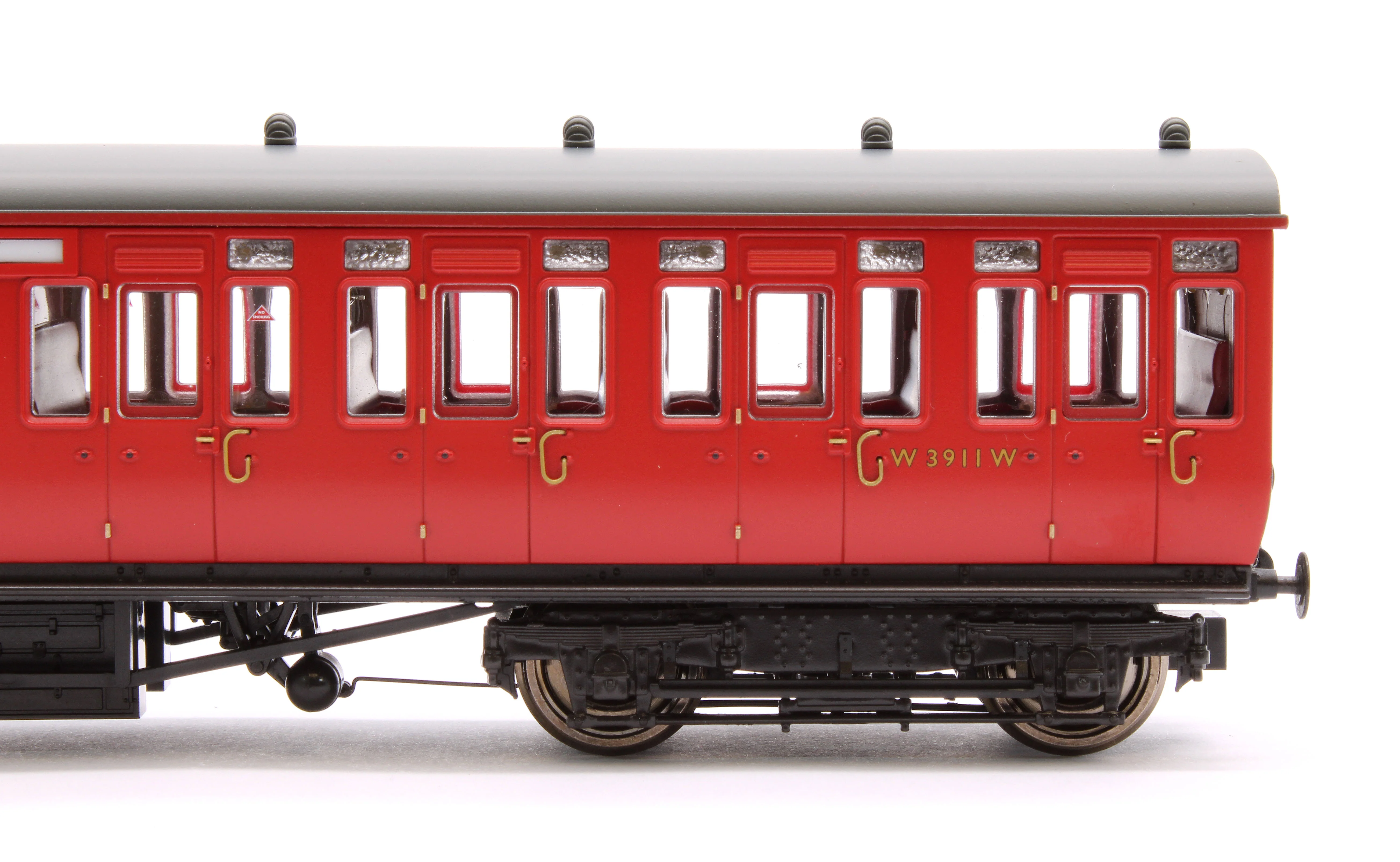 4P-020-511 GWR Toplight Mainline City BR Maroon All Second 3911 Set 6 - Image 5