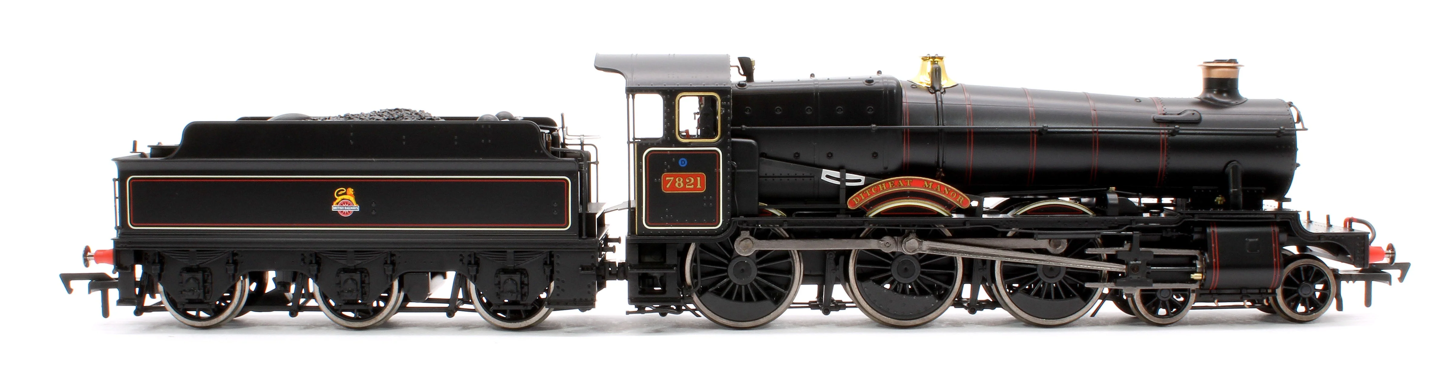 Pre-Owned 4S-001-011S Ditcheat Manor BR Lined Black Early Crest GWR 78xx Manor Class 4-6-0 Steam Locomotive No.7821 - Sound Fitted - Image 6