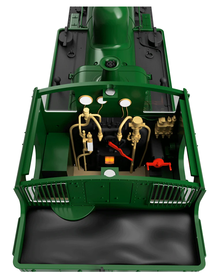 4S-006-003S 48XX Class 0-4-2 4871 Green Shirt Button Steam Locomotive - DCC Sound - Image 8