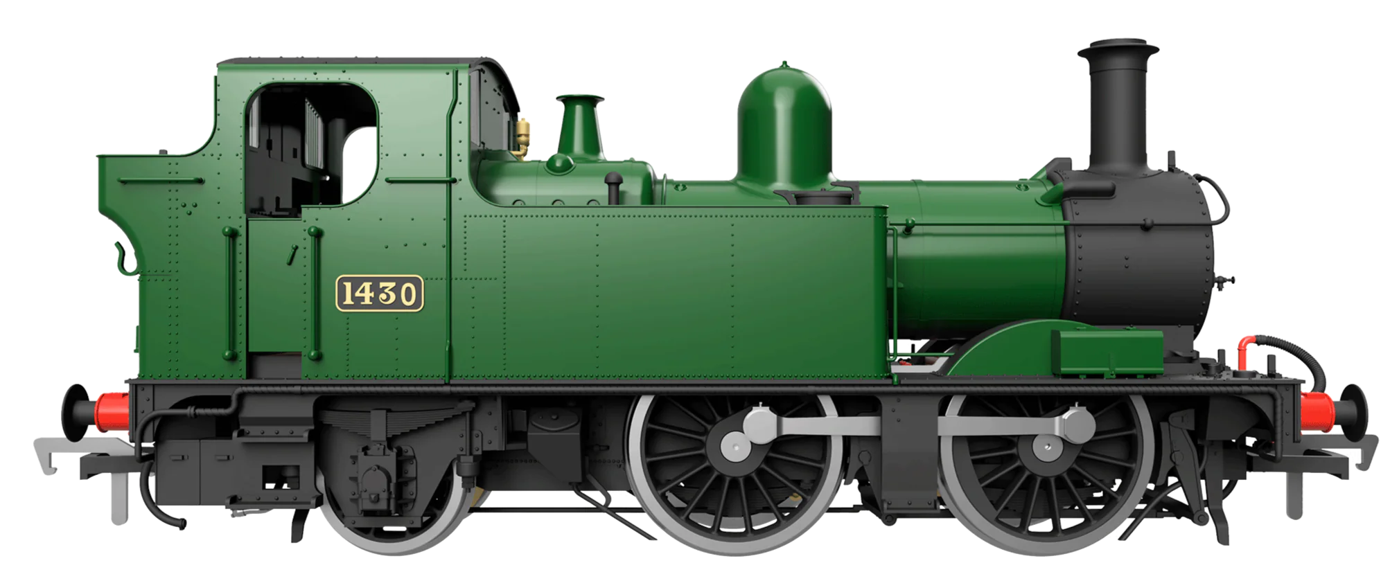4S-006-023 14XX Class 0-4-2 1401 BR Black GWR Steam Locomotive - Image 11
