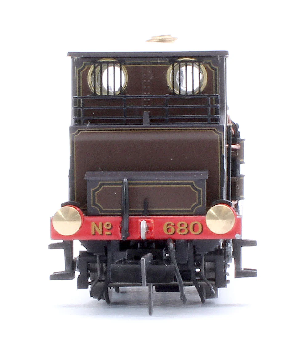 4S-010-013 Class A1X Terrier 0-6-0T LBSCR Marsh Umber '680' Steam Locomotive - Image 4