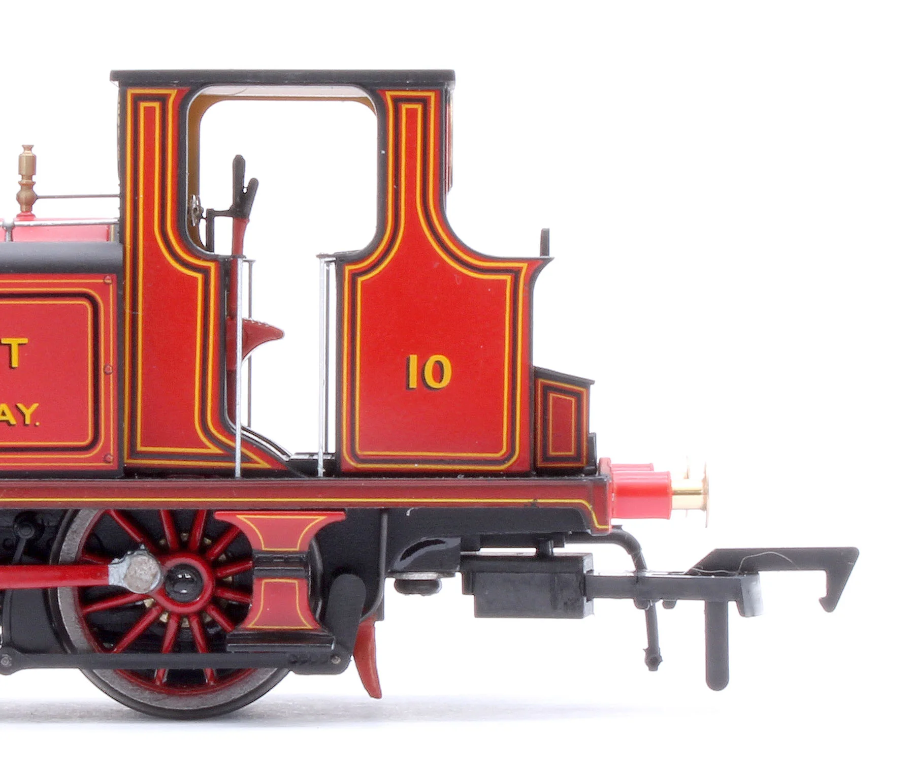 4S-010-014S Class A1 Terrier 0-6-0T Isle of Wight Central Railway Red '10' Steam Locomotive - DCC Sound - Image 10