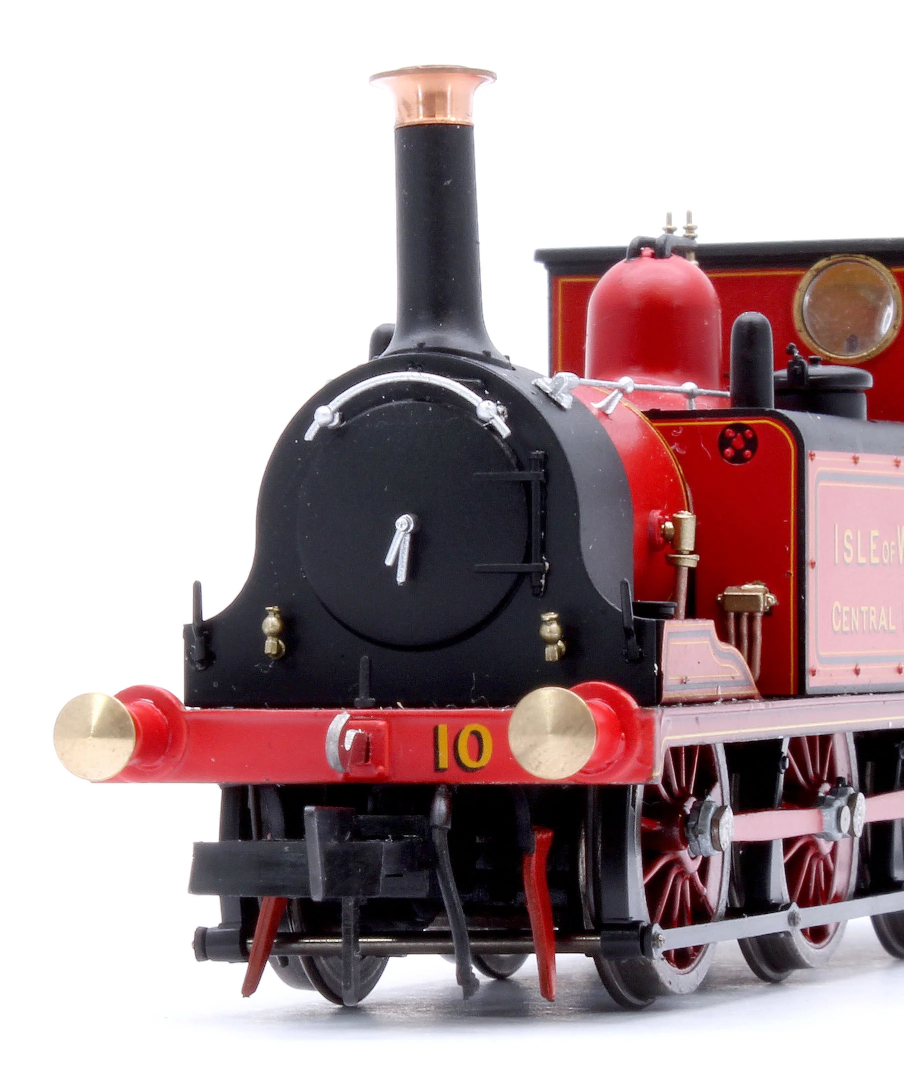 4S-010-014S Class A1 Terrier 0-6-0T Isle of Wight Central Railway Red '10' Steam Locomotive - DCC Sound - Image 11