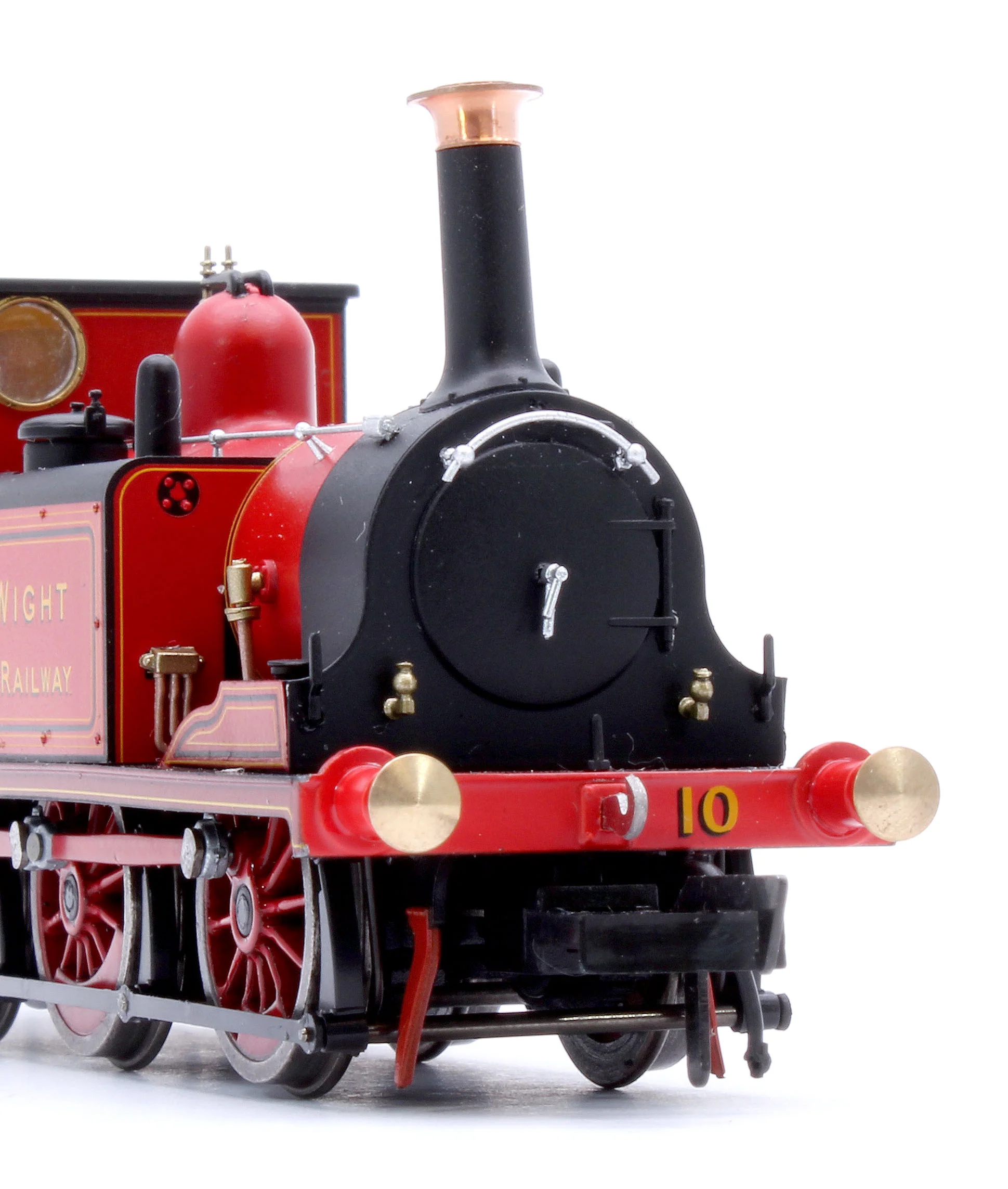 4S-010-014S Class A1 Terrier 0-6-0T Isle of Wight Central Railway Red '10' Steam Locomotive - DCC Sound - Image 12
