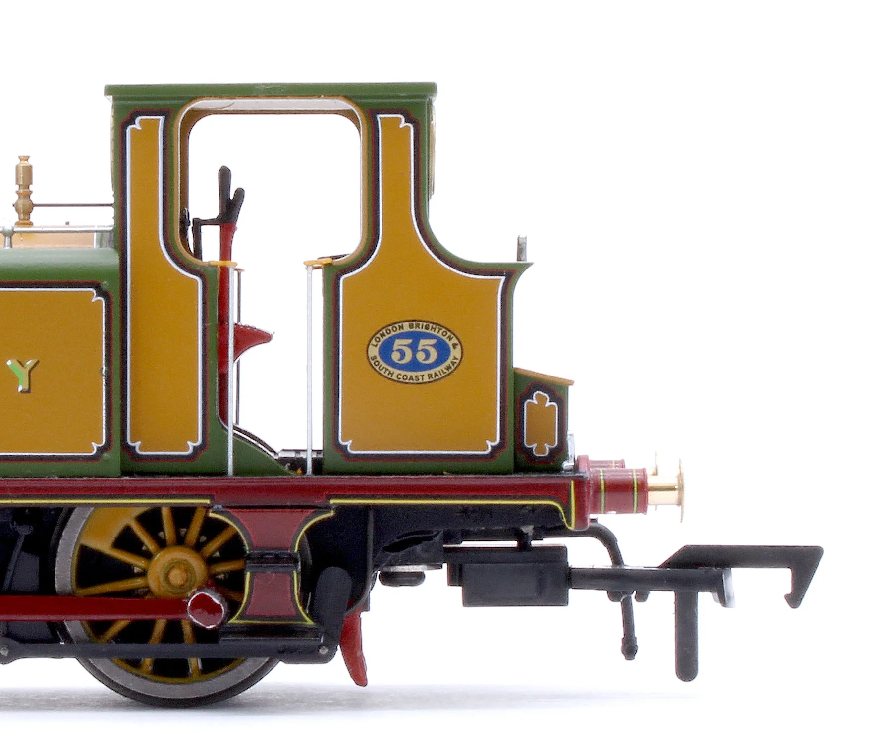 4S-010-015S Class A1 Terrier 0-6-0T LBSCR Improved Engine Green 'Stepney' '55' Steam Locomotive - DCC Sound - Image 10