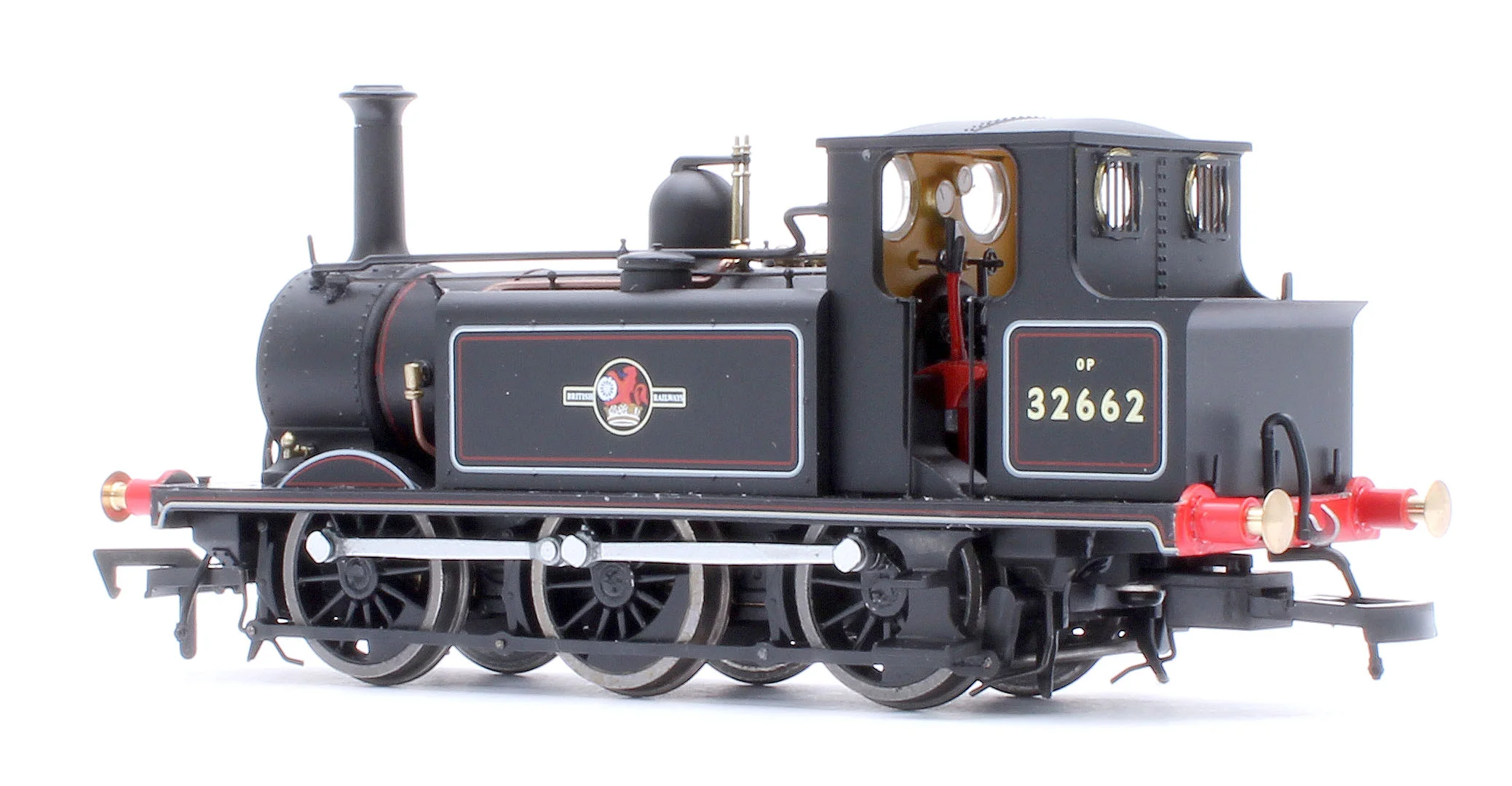 4S-010-017S Class A1X Terrier 0-6-0T BR Lined Black Late Crest '32662' Steam Locomotive - DCC Sound - Image 3