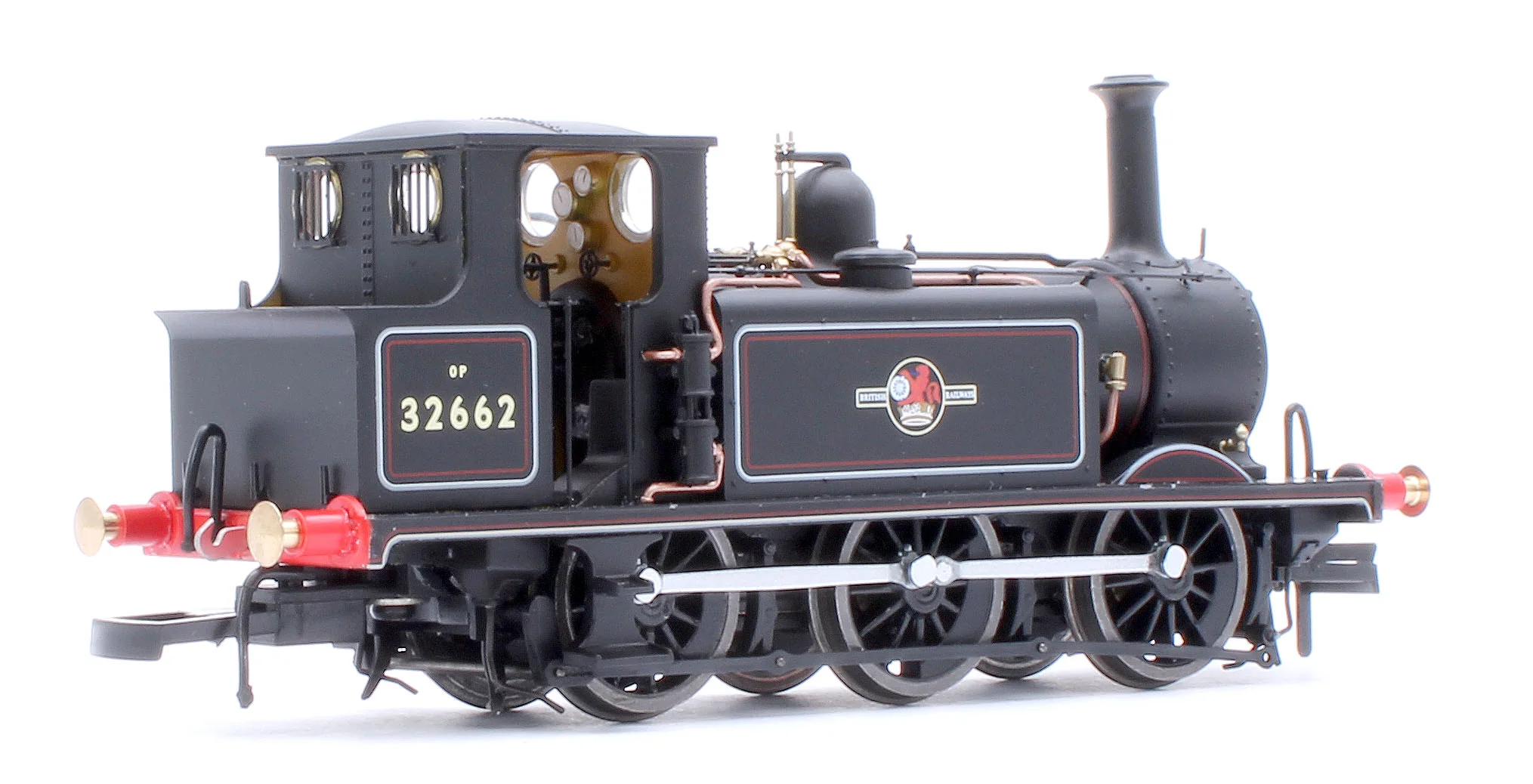 4S-010-017S Class A1X Terrier 0-6-0T BR Lined Black Late Crest '32662' Steam Locomotive - DCC Sound - Image 4