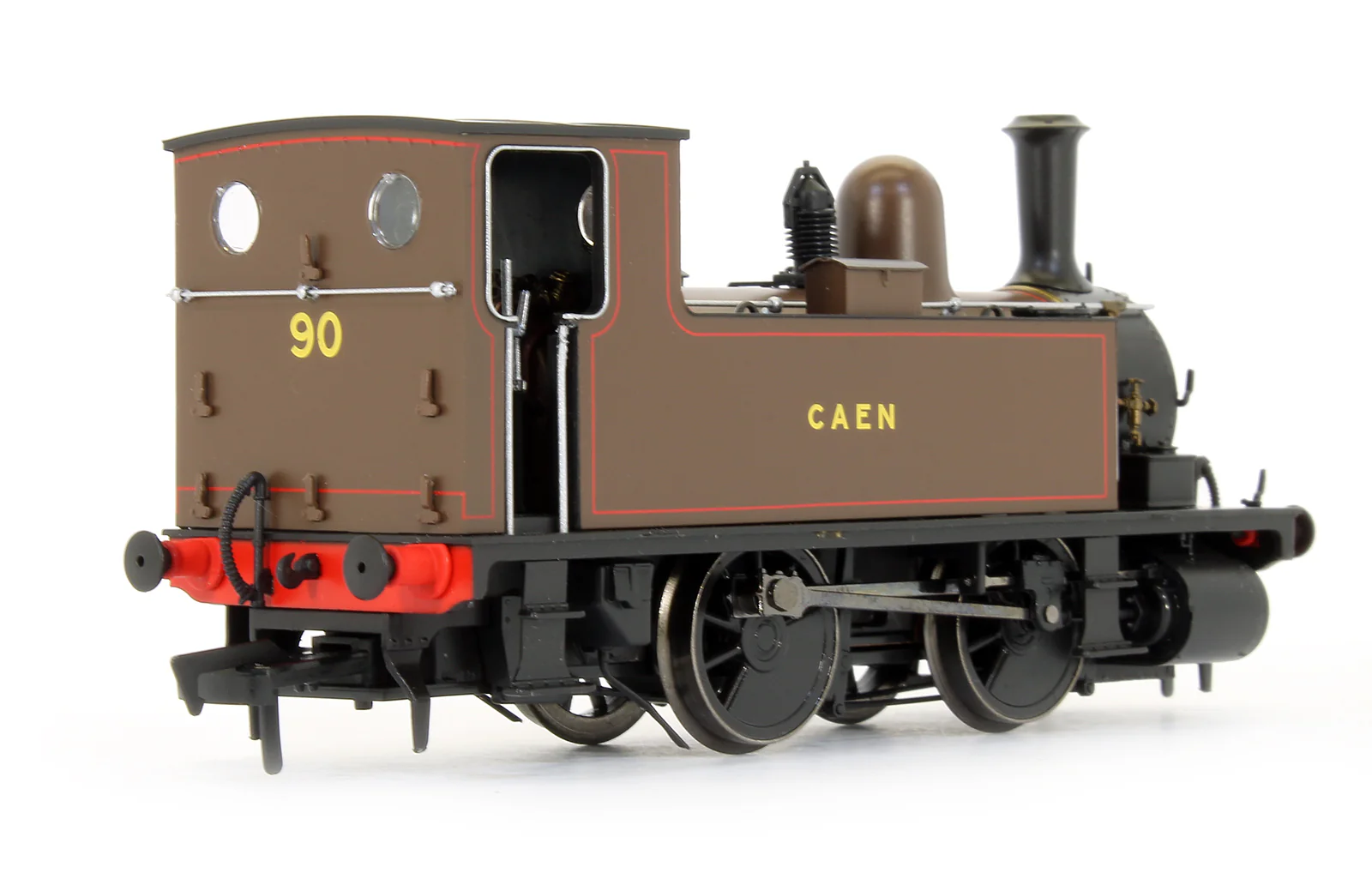 4S-018-002 L&SWR B4 0-4-0T 'Caen' Brown 90 Steam Locomotive - Image 2