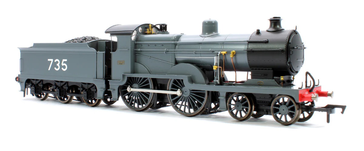 SECR Maunsell D1 Class SECR Grey 4-4-0 Steam Locomotive No.735 (DCC Sound) - Image 4