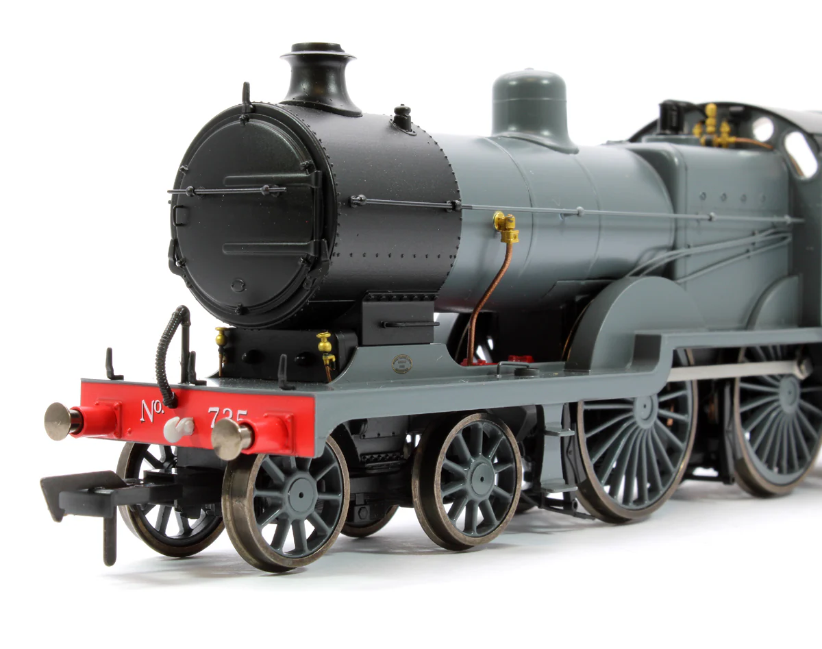 SECR Maunsell D1 Class SECR Grey 4-4-0 Steam Locomotive No.735 (DCC Sound) - Image 8