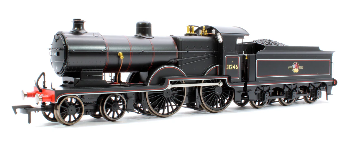 4S-028-005 SECR Maunsell D1 Class BR Black (Late Crest) 4-4-0 Steam Locomotive No.31246