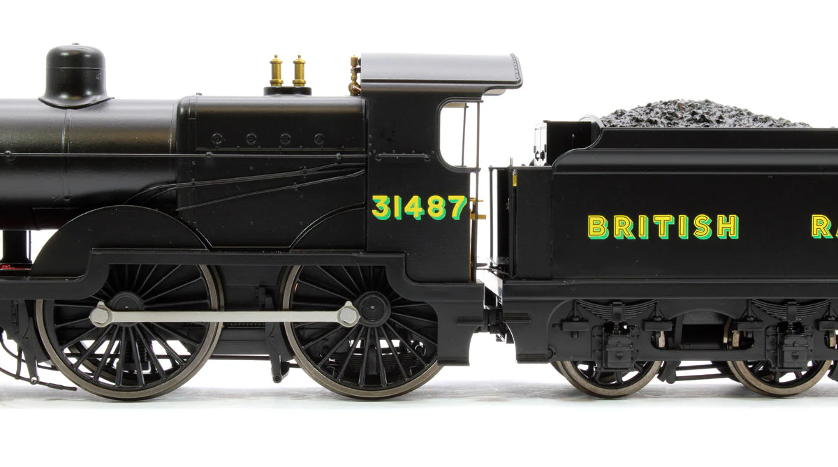 Pre-Owned 4S-028-006 SECR Maunsell D1 Class BR Black (Sunshine Lettering) 4-4-0 Steam Locomotive No.31487 - Image 6