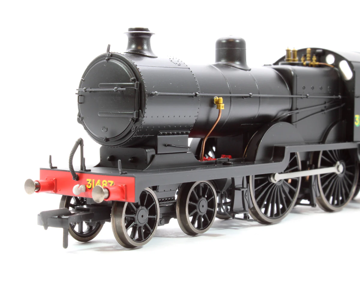 4S-028-006 SECR Maunsell D1 Class BR Black (Sunshine Lettering) 4-4-0 Steam Locomotive No.31487 - Image 8