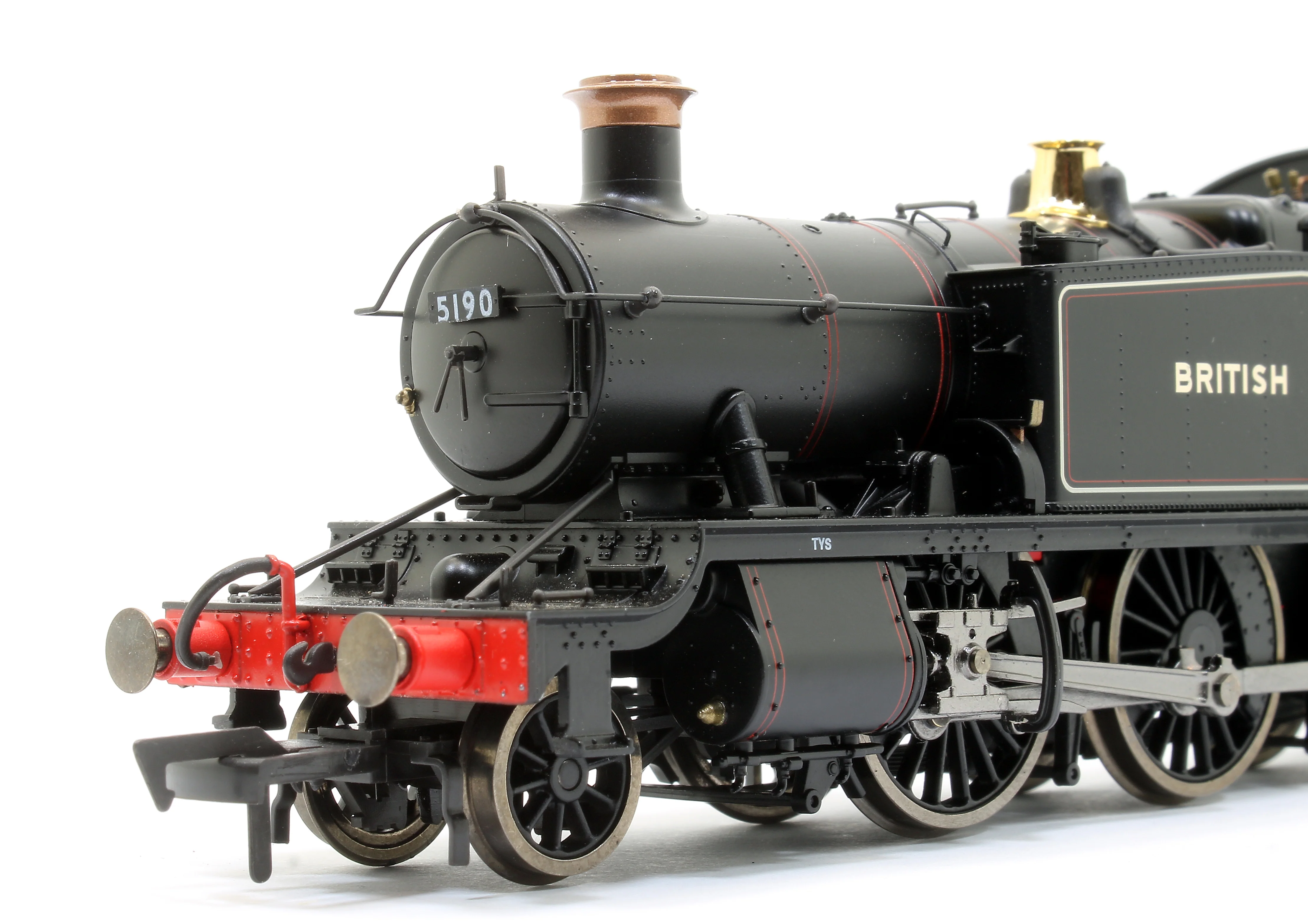 4S-041-005 Large Prairie 2-6-2 Tank Locomotive #5190 Lined Black lettered British Railways - Image 5