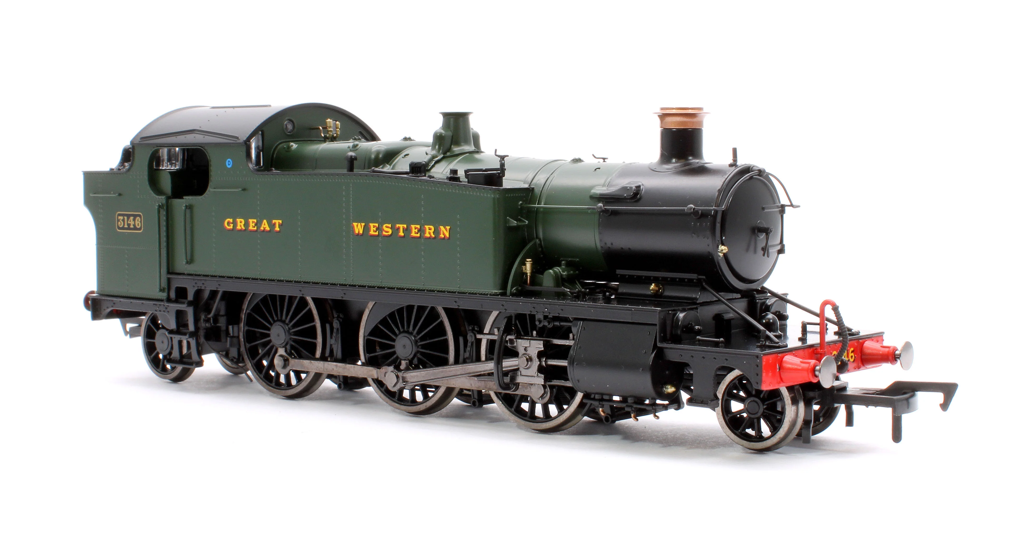 4S-041-008 Large Prairie 3146 GWR Green Great Western Steam Locomotive - Image 4