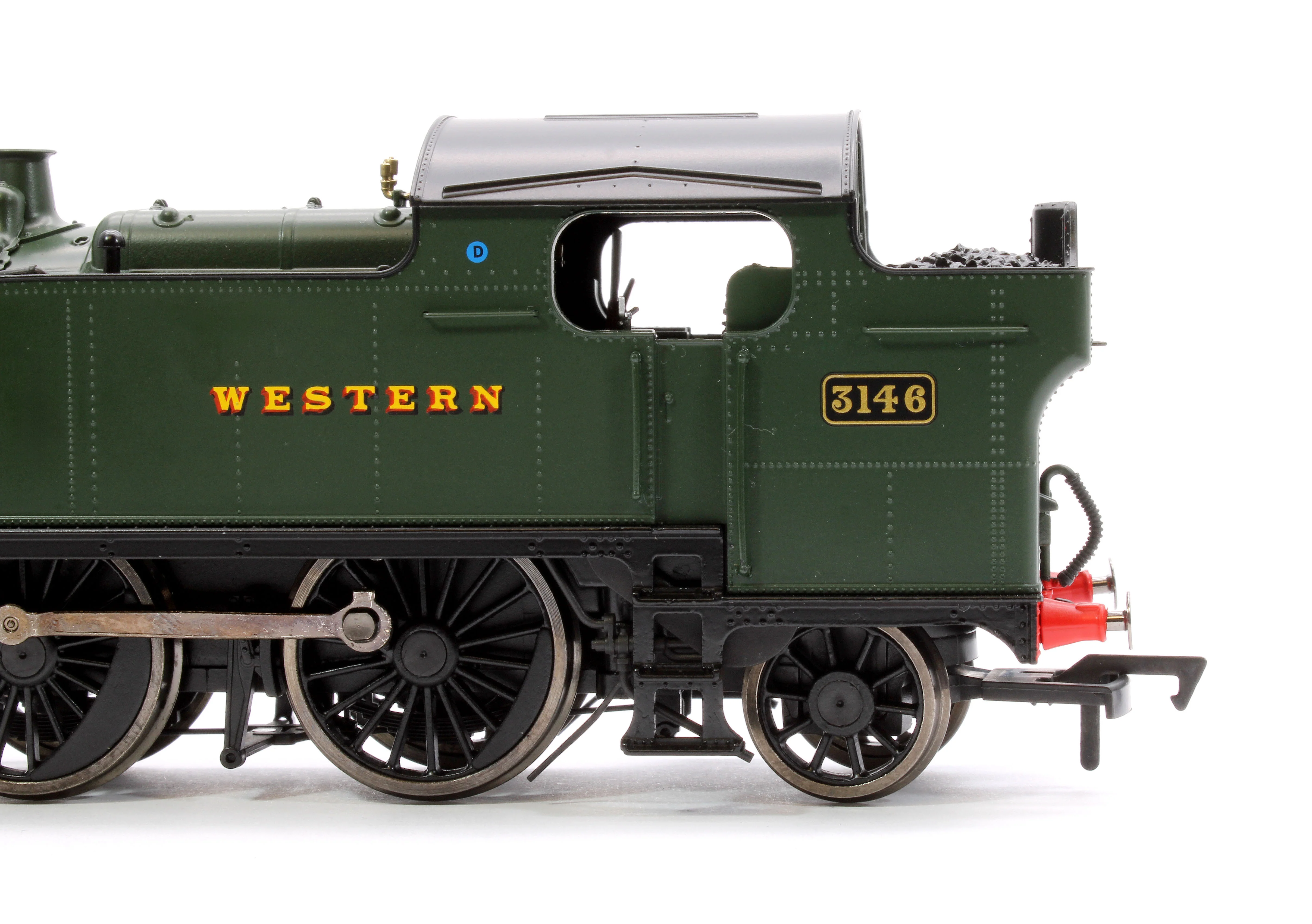 4S-041-008D Large Prairie 3146 GWR Green Great Western Steam Locomotive - DCC Fitted - Image 8