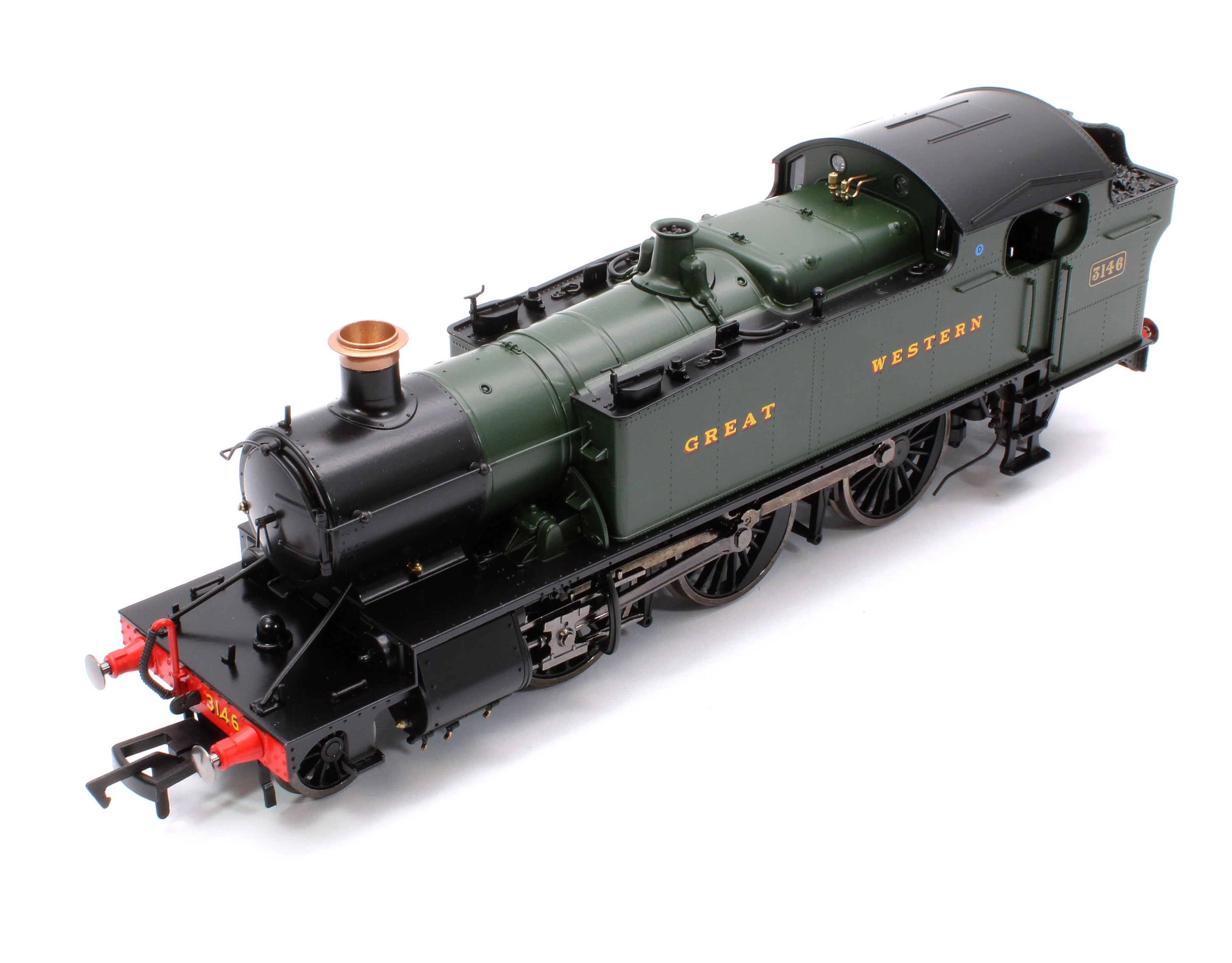 4S-041-008D Large Prairie 3146 GWR Green Great Western Steam Locomotive - DCC Fitted - Image 9