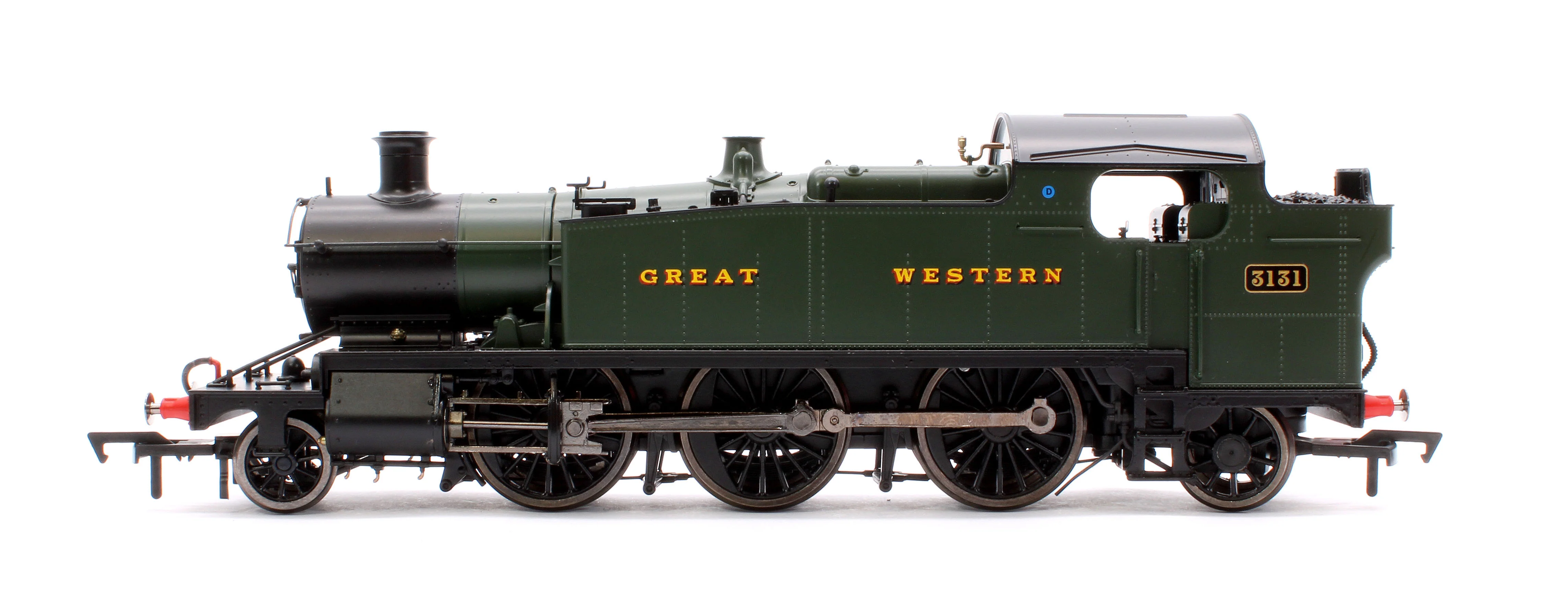 4S-041-009D Large Prairie 3131 GWR Green Great Western Steam Locomotive - DCC Fitted - Image 5