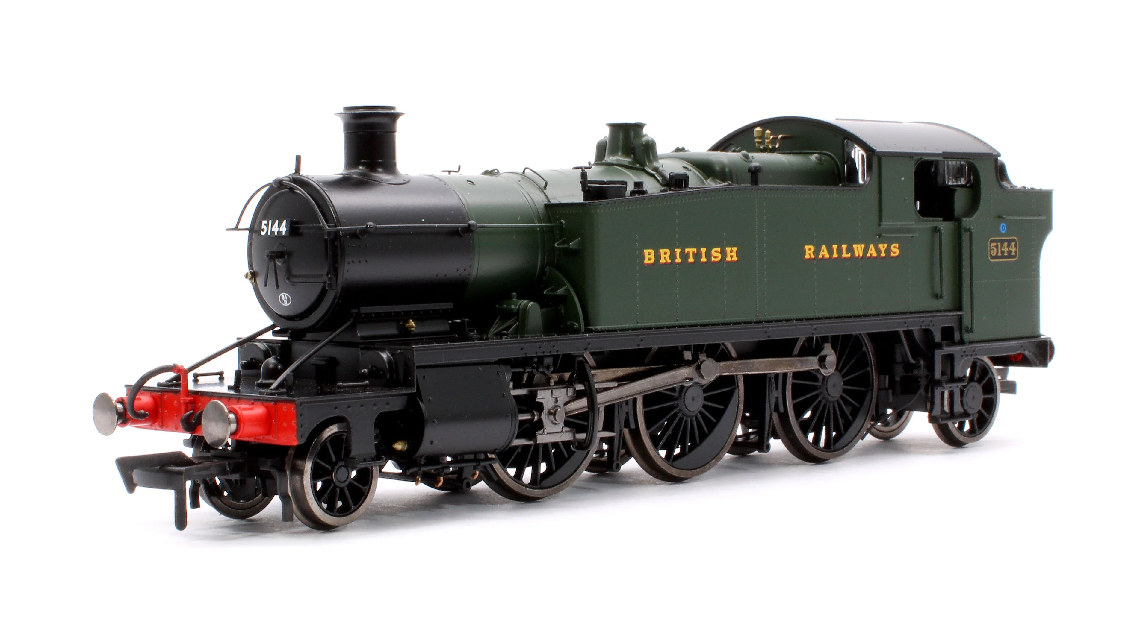 4S-041-012 Large Prairie 5144 GWR Green British Railways Steam Locomotive