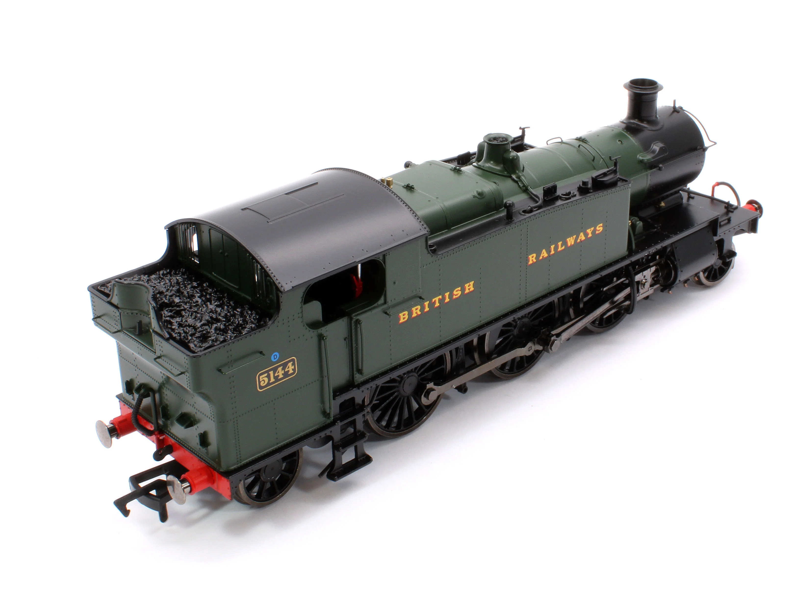 4S-041-012 Large Prairie 5144 GWR Green British Railways Steam Locomotive - Image 10