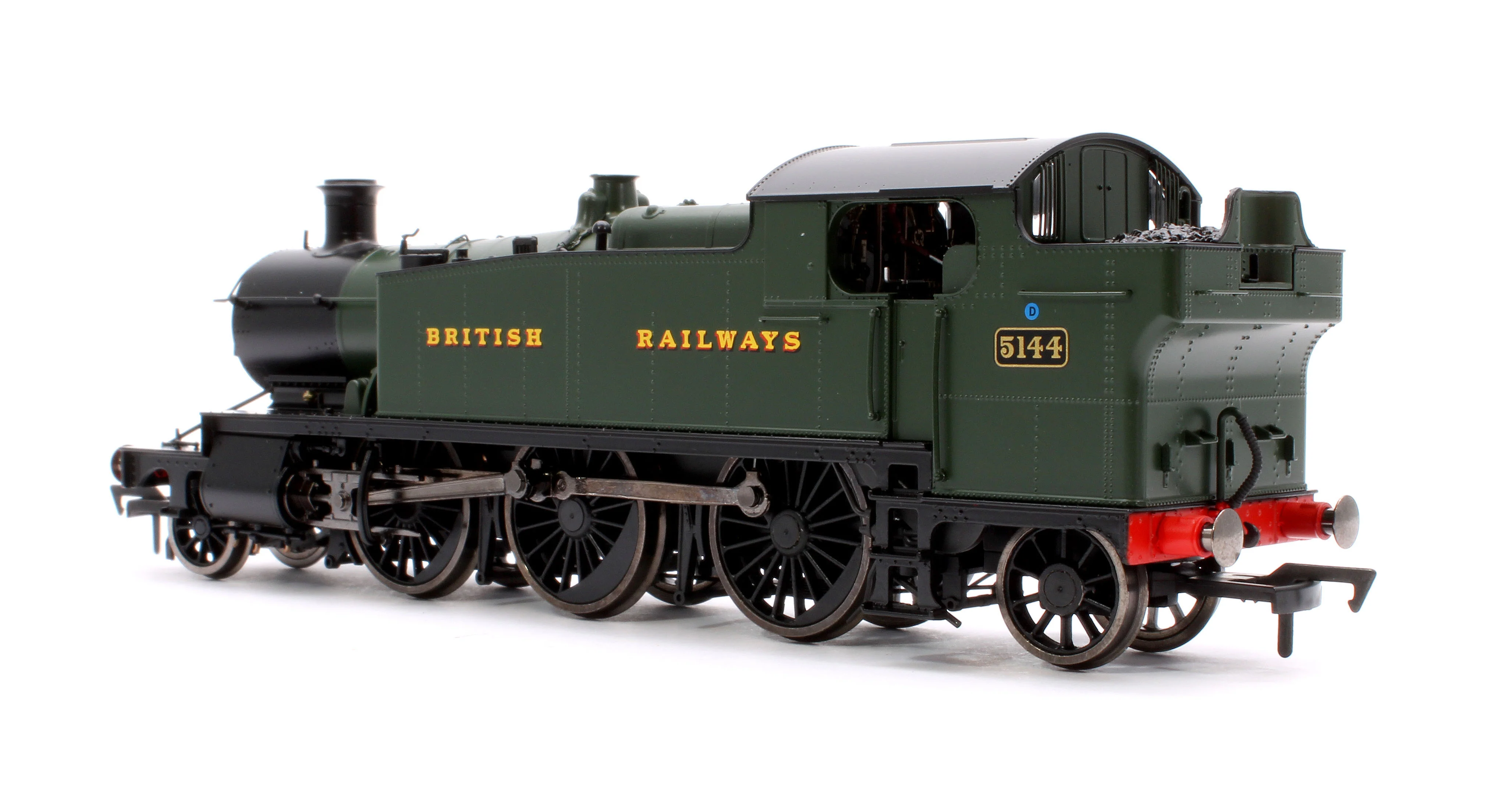 4S-041-012 Large Prairie 5144 GWR Green British Railways Steam Locomotive - Image 2