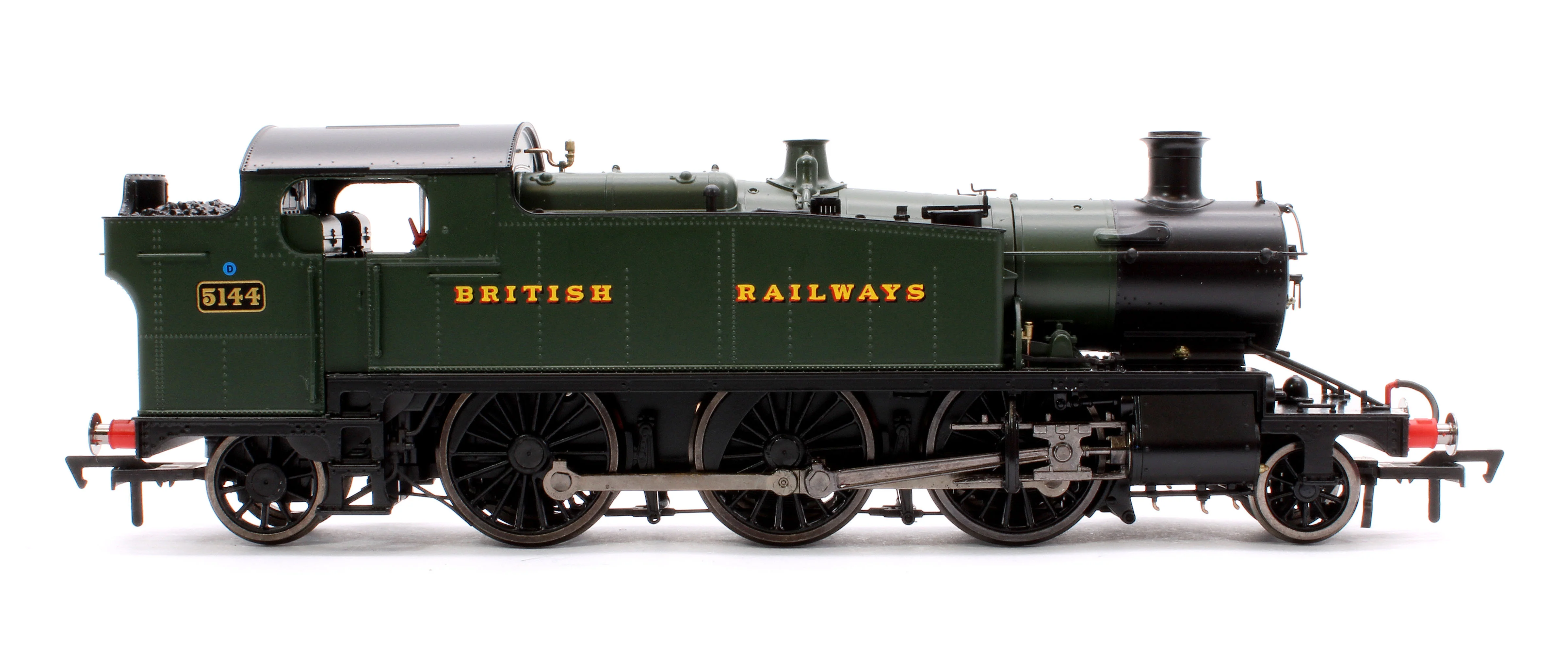 4S-041-012 Large Prairie 5144 GWR Green British Railways Steam Locomotive - Image 6