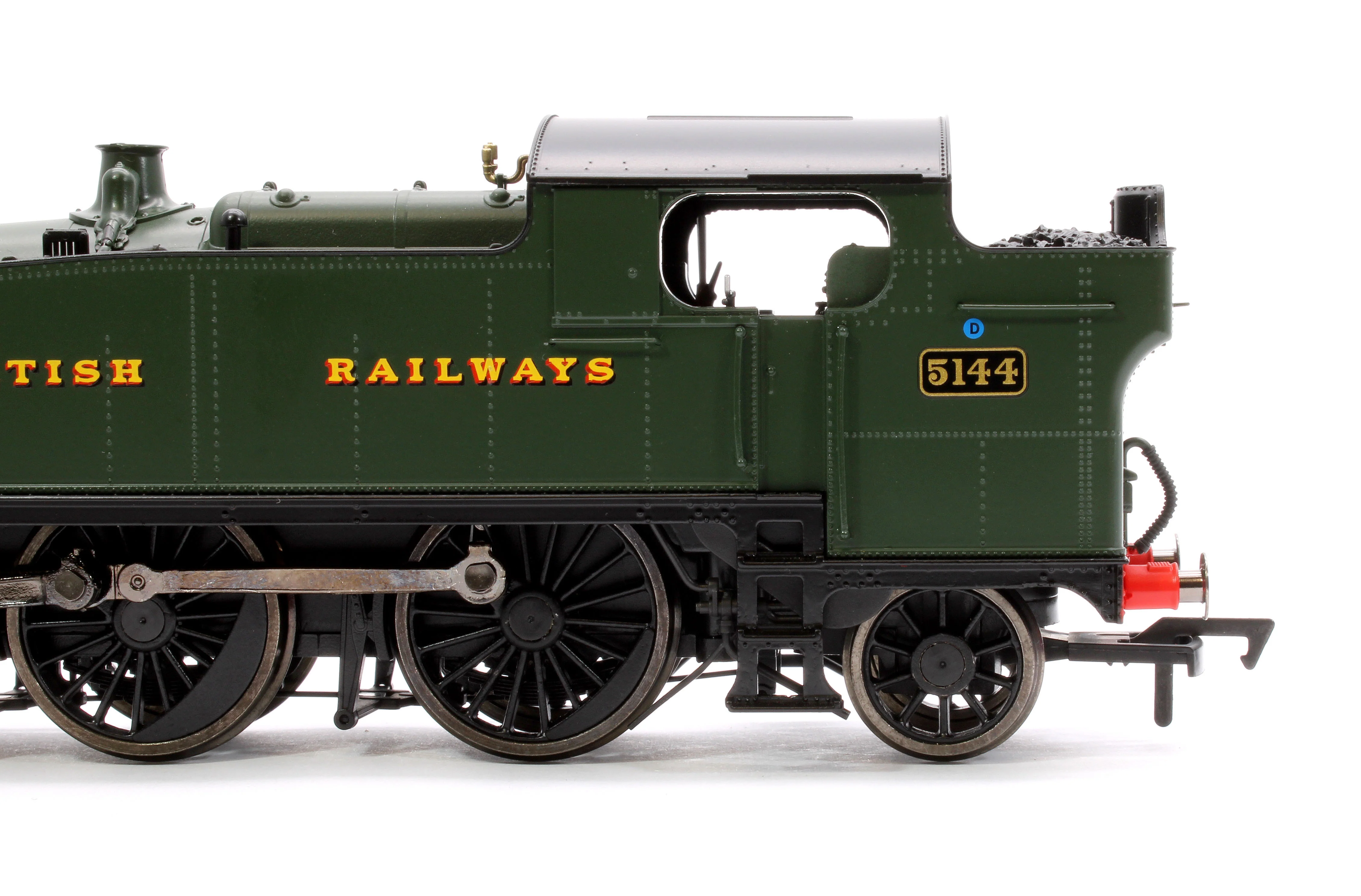 4S-041-012 Large Prairie 5144 GWR Green British Railways Steam Locomotive - Image 8