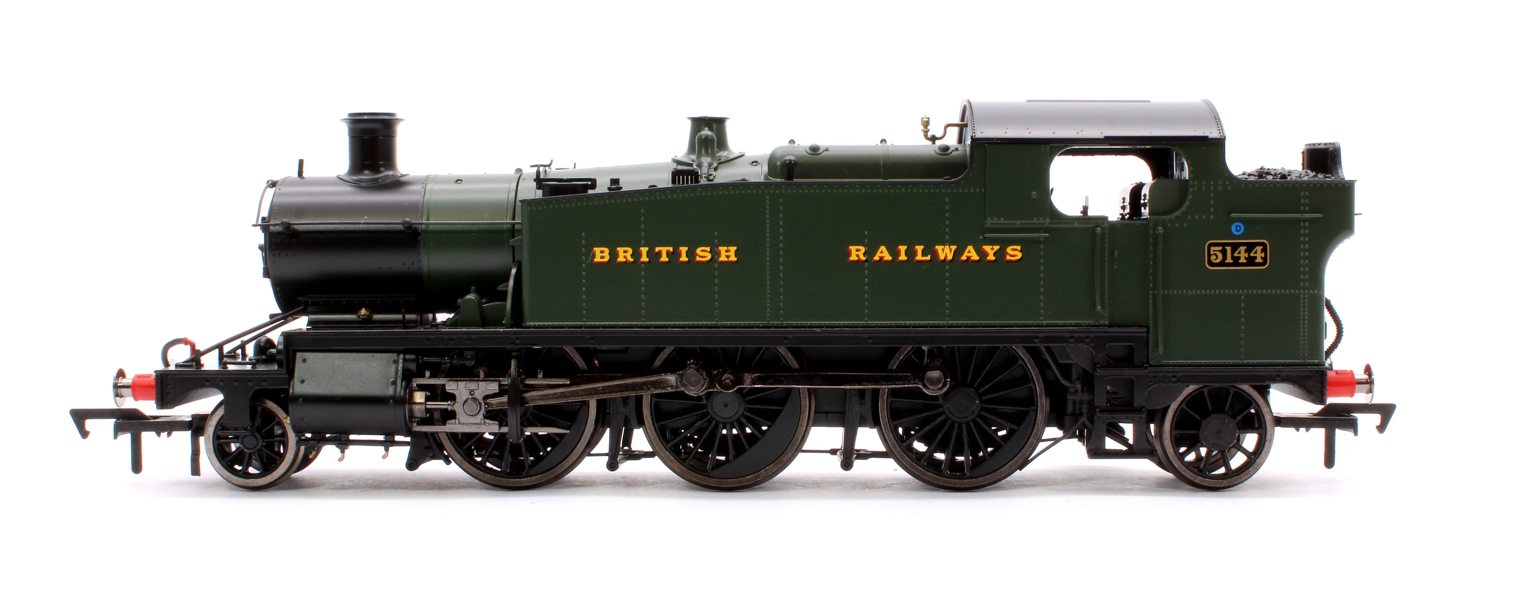 4S-041-012D Large Prairie 5144 GWR Green British Railways Steam Locomotive - DCC Fitted - Image 5