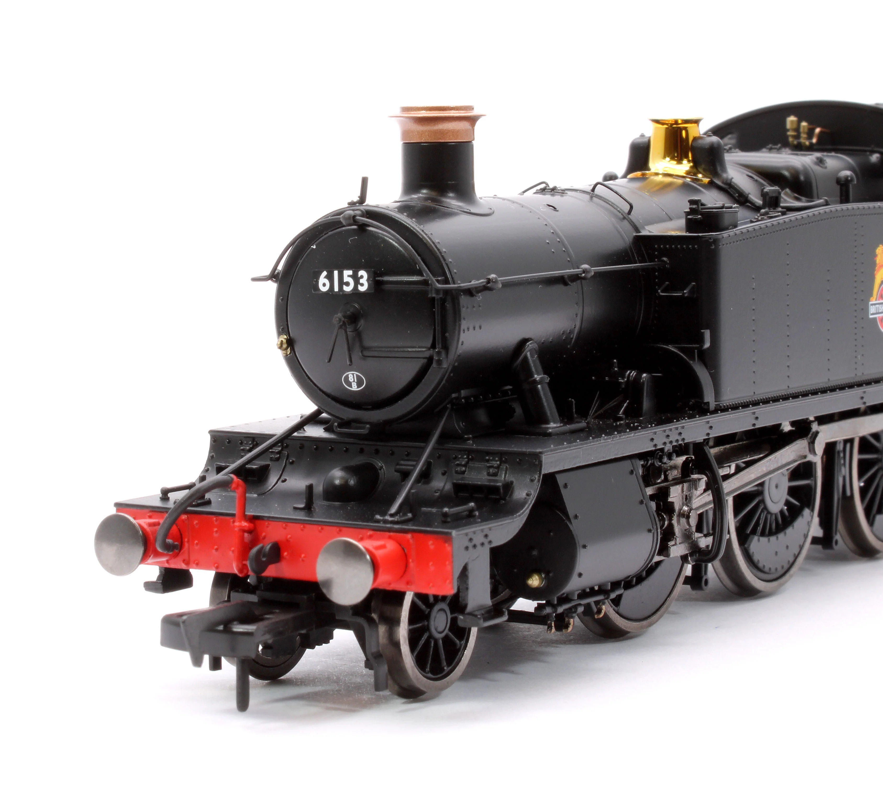 4S-041-013S Large Prairie 6153 BR Black Early Crest Steam Locomotive - DCC Sound - Image 7