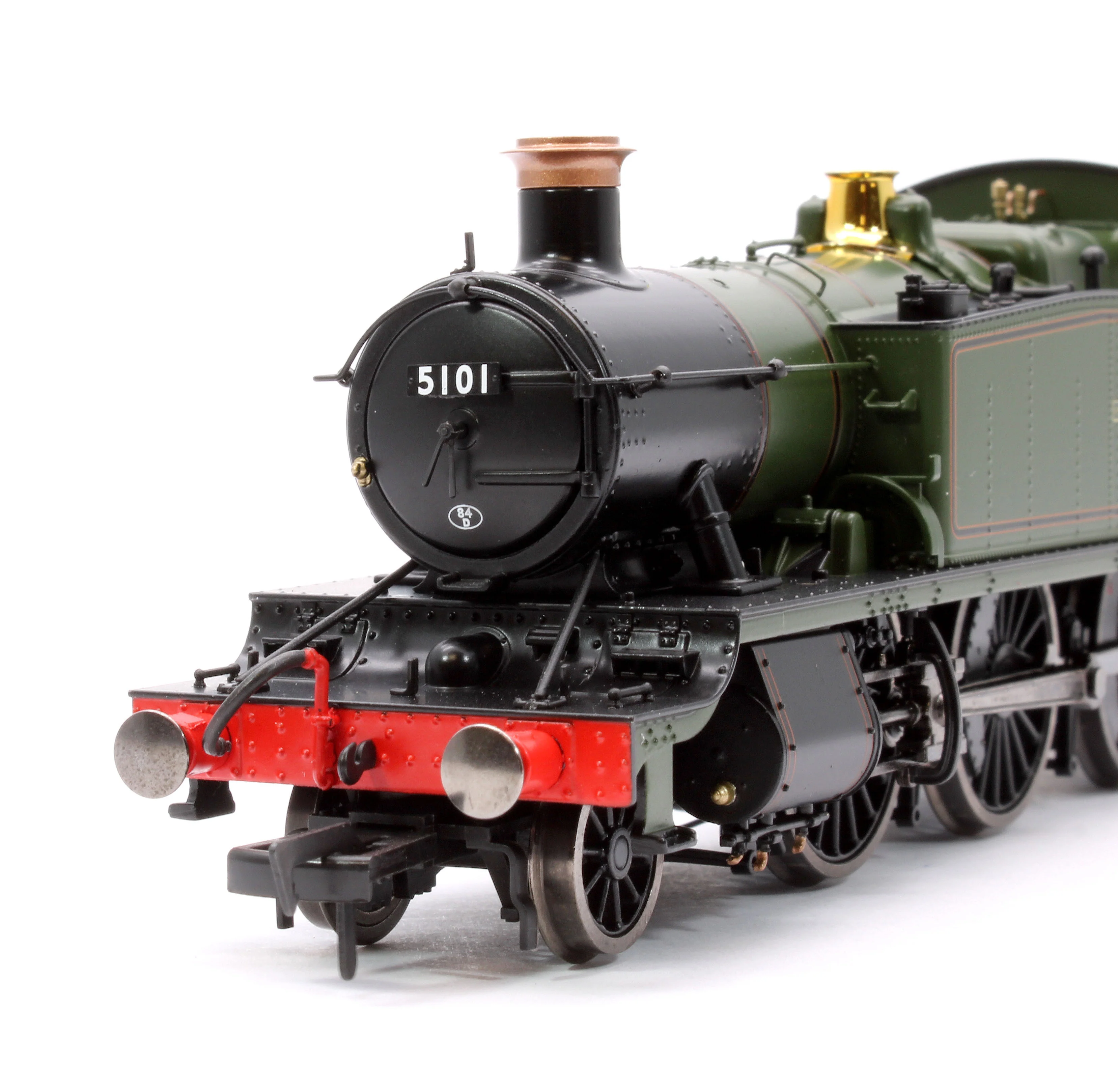 4S-041-015S Large Prairie 5101 Lined BR Green Late Crest Steam Locomotive - DCC Sound - Image 7