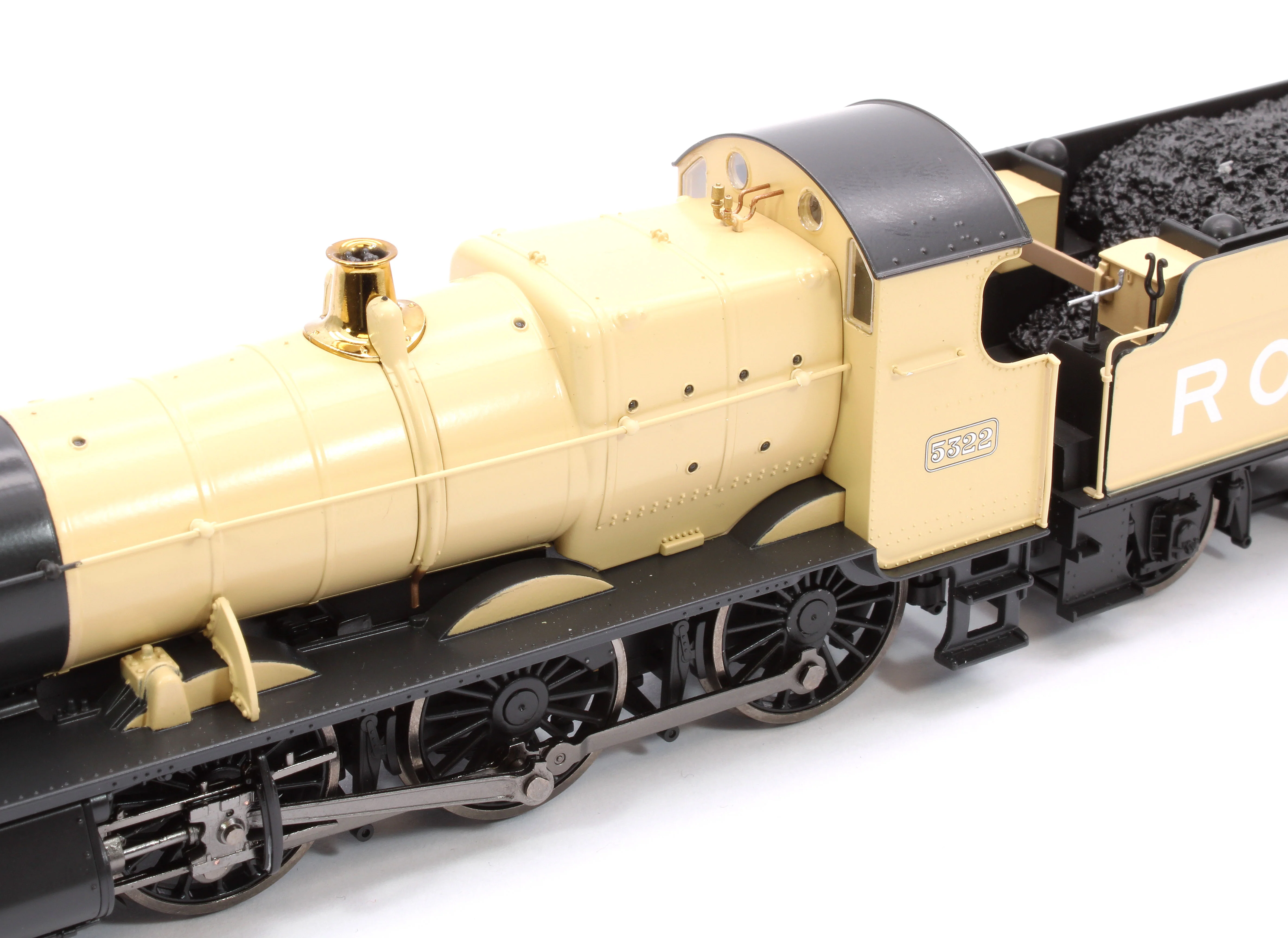 4S-043-008 GWR 43xx 2-6-0 Mogul 5322 Khaki Steam Locomotive - Image 13