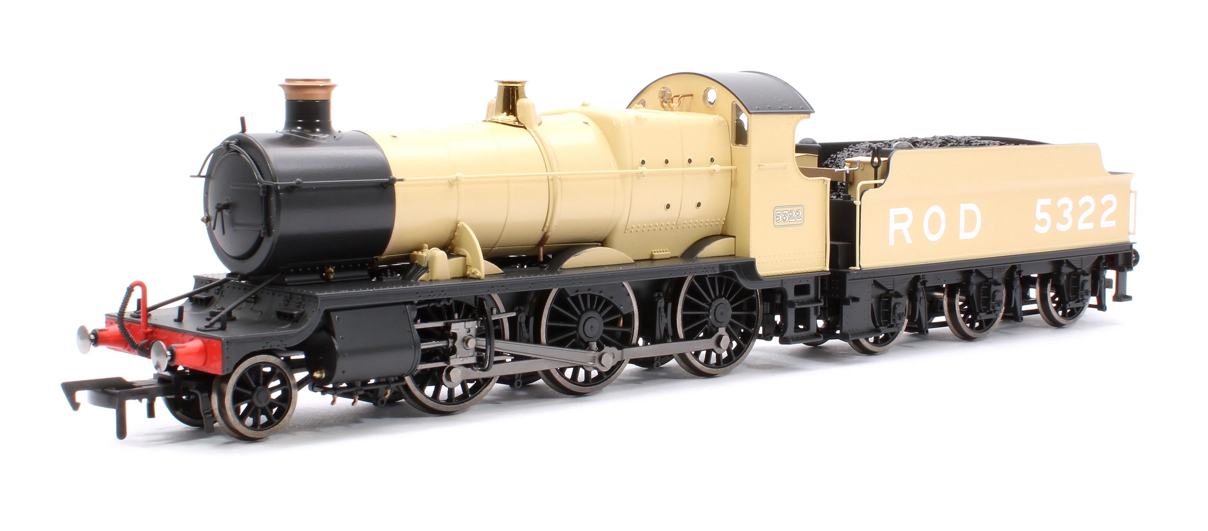 4S-043-008S GWR 43xx 2-6-0 Mogul 5322 Khaki Steam Locomotive - DCC Sound