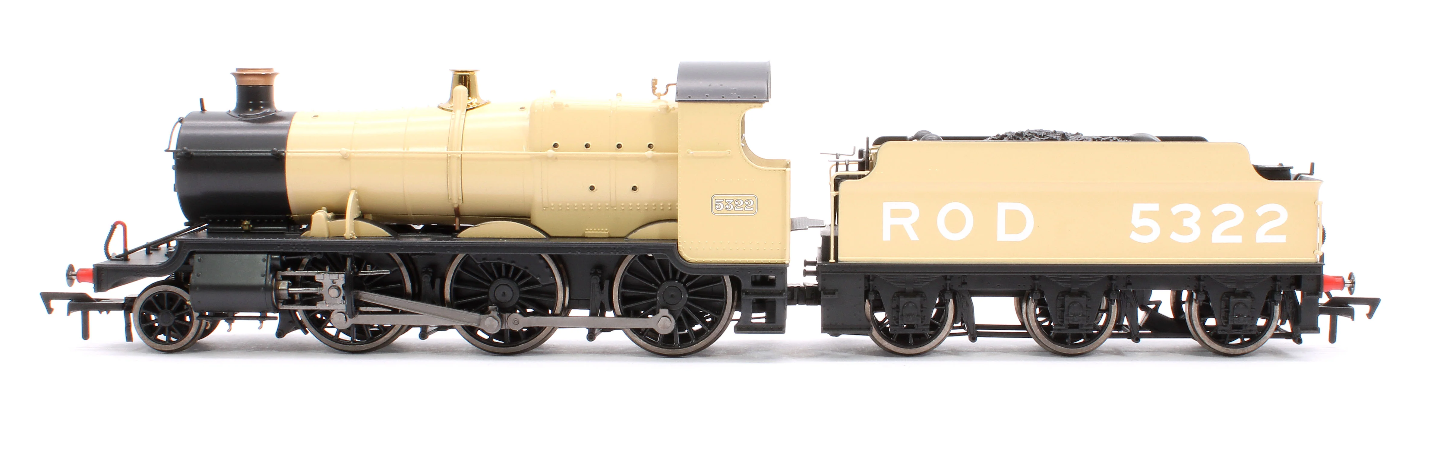 4S-043-008S GWR 43xx 2-6-0 Mogul 5322 Khaki Steam Locomotive - DCC Sound - Image 5
