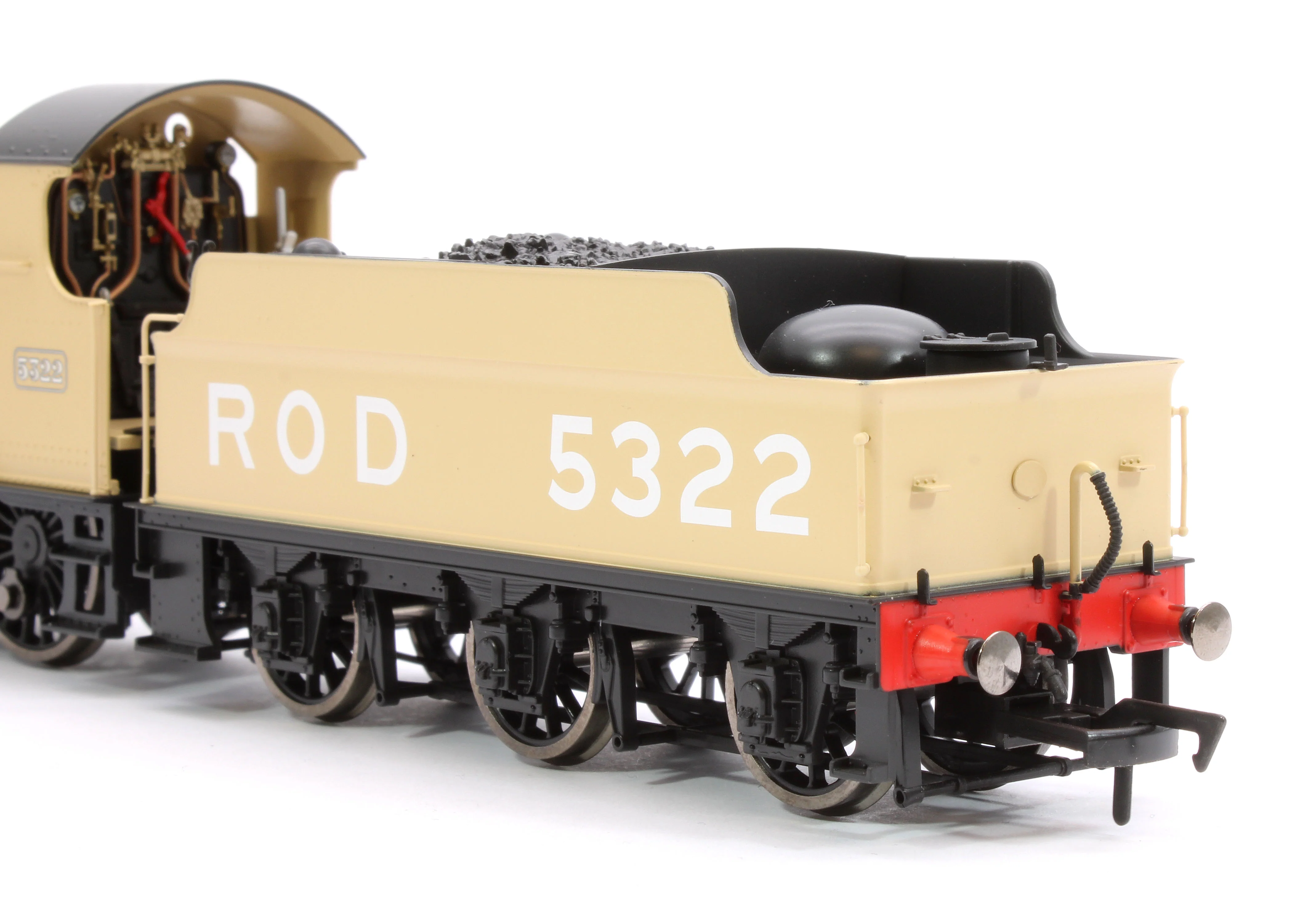 4S-043-008S GWR 43xx 2-6-0 Mogul 5322 Khaki Steam Locomotive - DCC Sound - Image 7