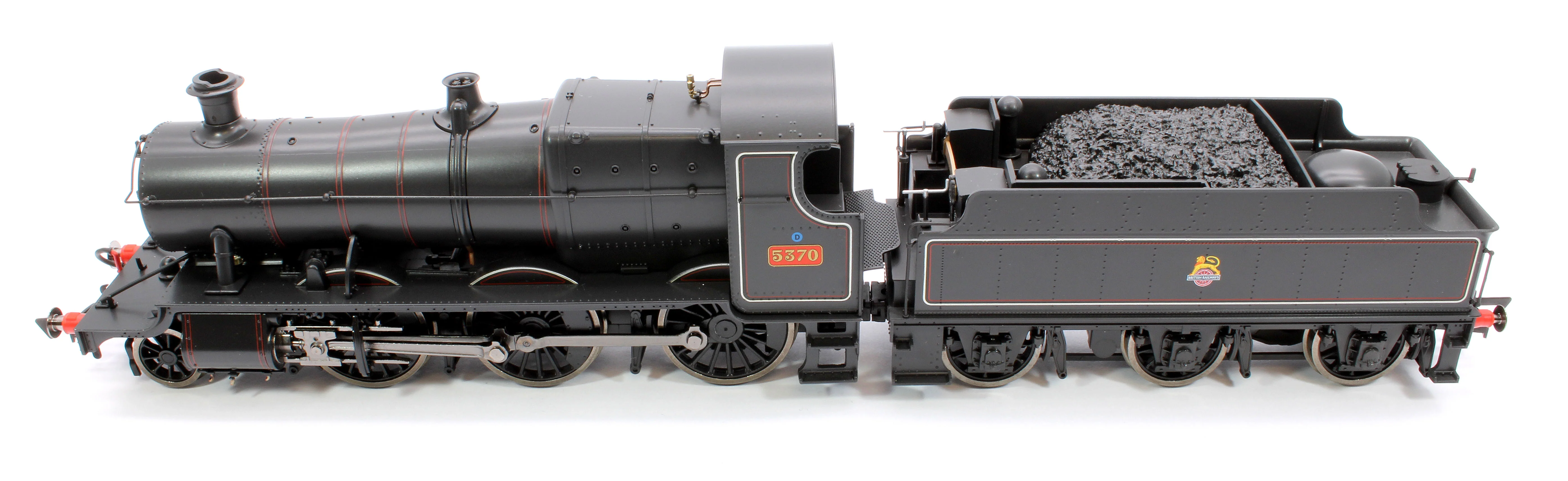 4S-043-013 GWR 43xx 2-6-0 Mogul 5370 BR Lined Black Early Crest Steam Locomotive - Image 11
