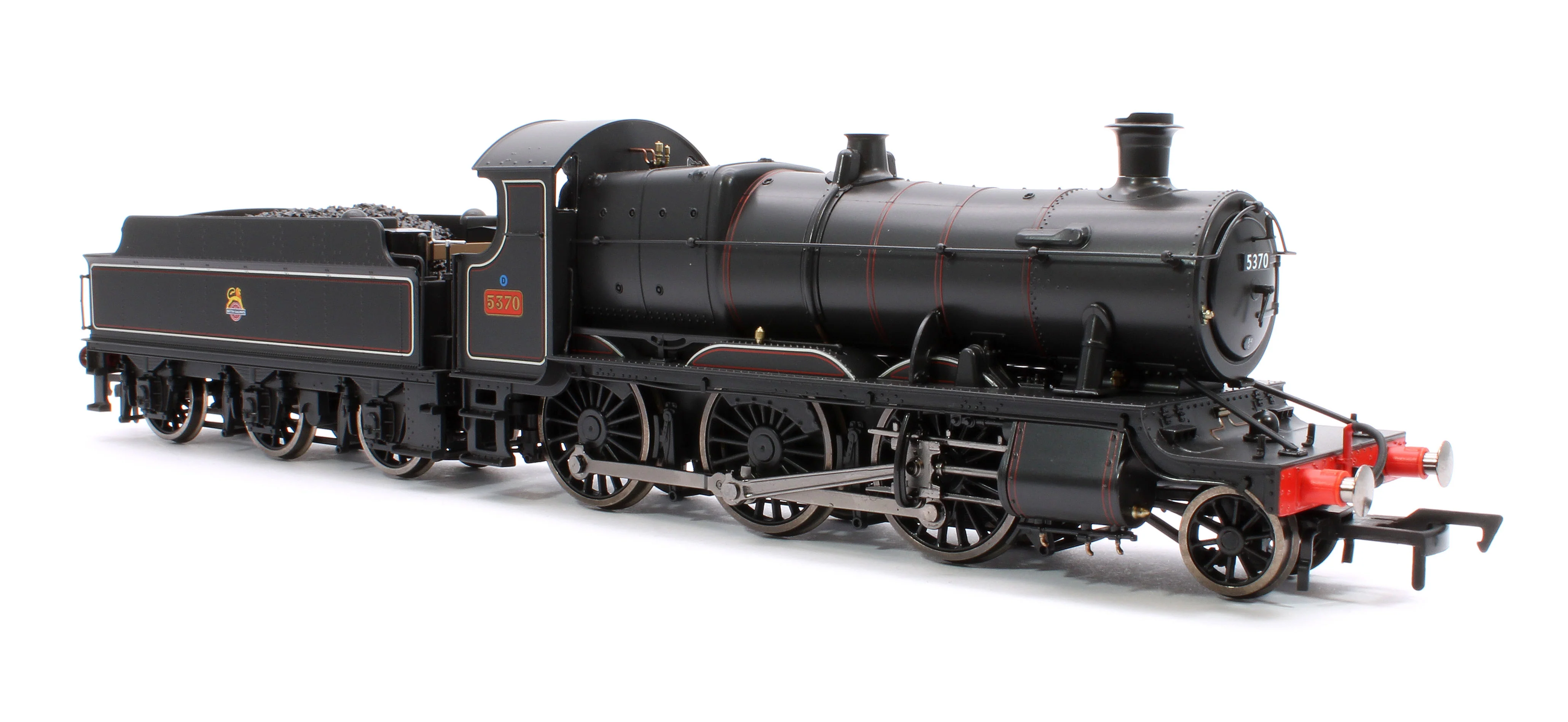 4S-043-013 GWR 43xx 2-6-0 Mogul 5370 BR Lined Black Early Crest Steam Locomotive - Image 4