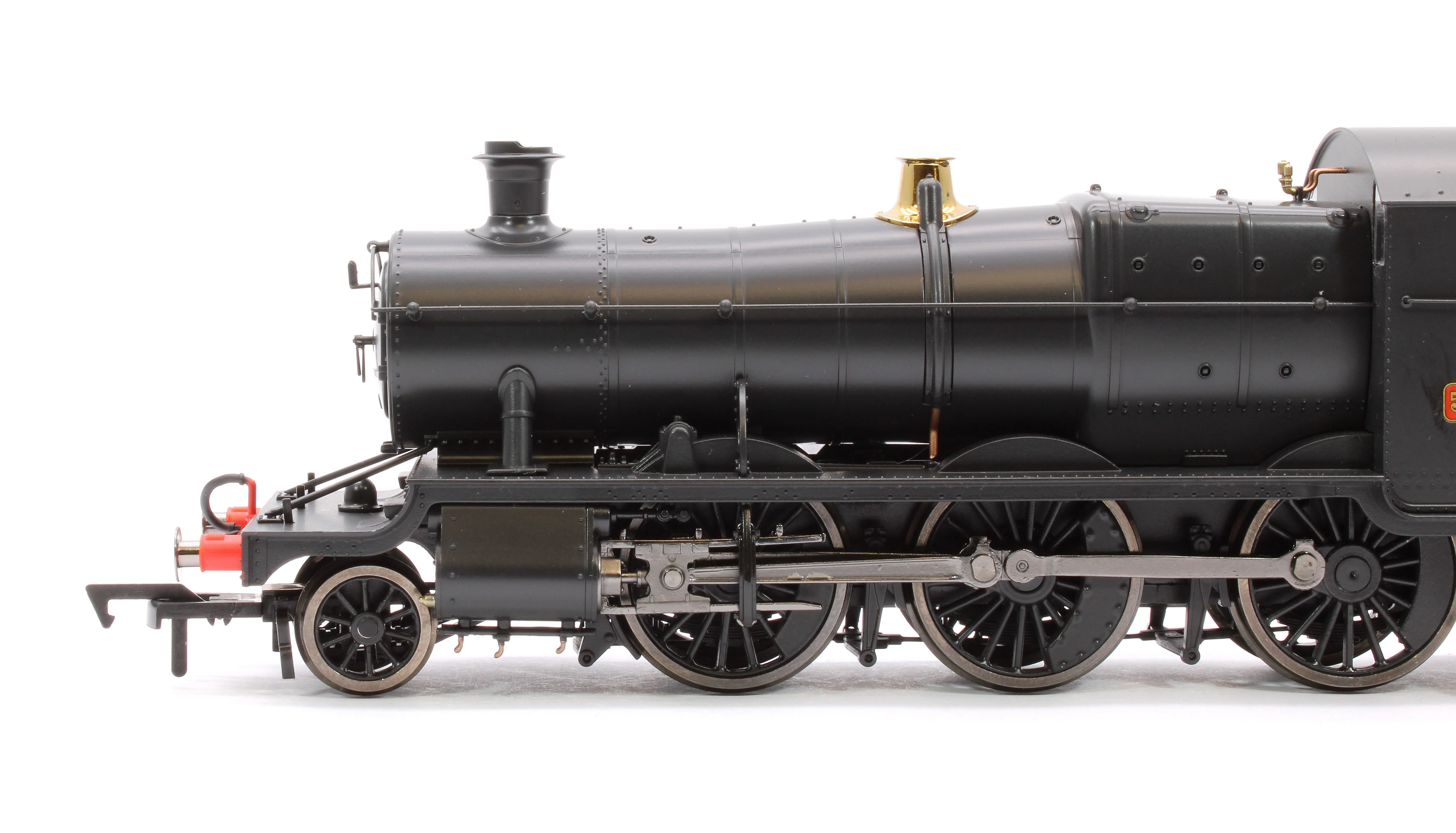 4S-043-014D GWR 43xx 2-6-0 Mogul 5377 BR Black Early Crest Steam Locomotive - DCC Fitted - Image 6