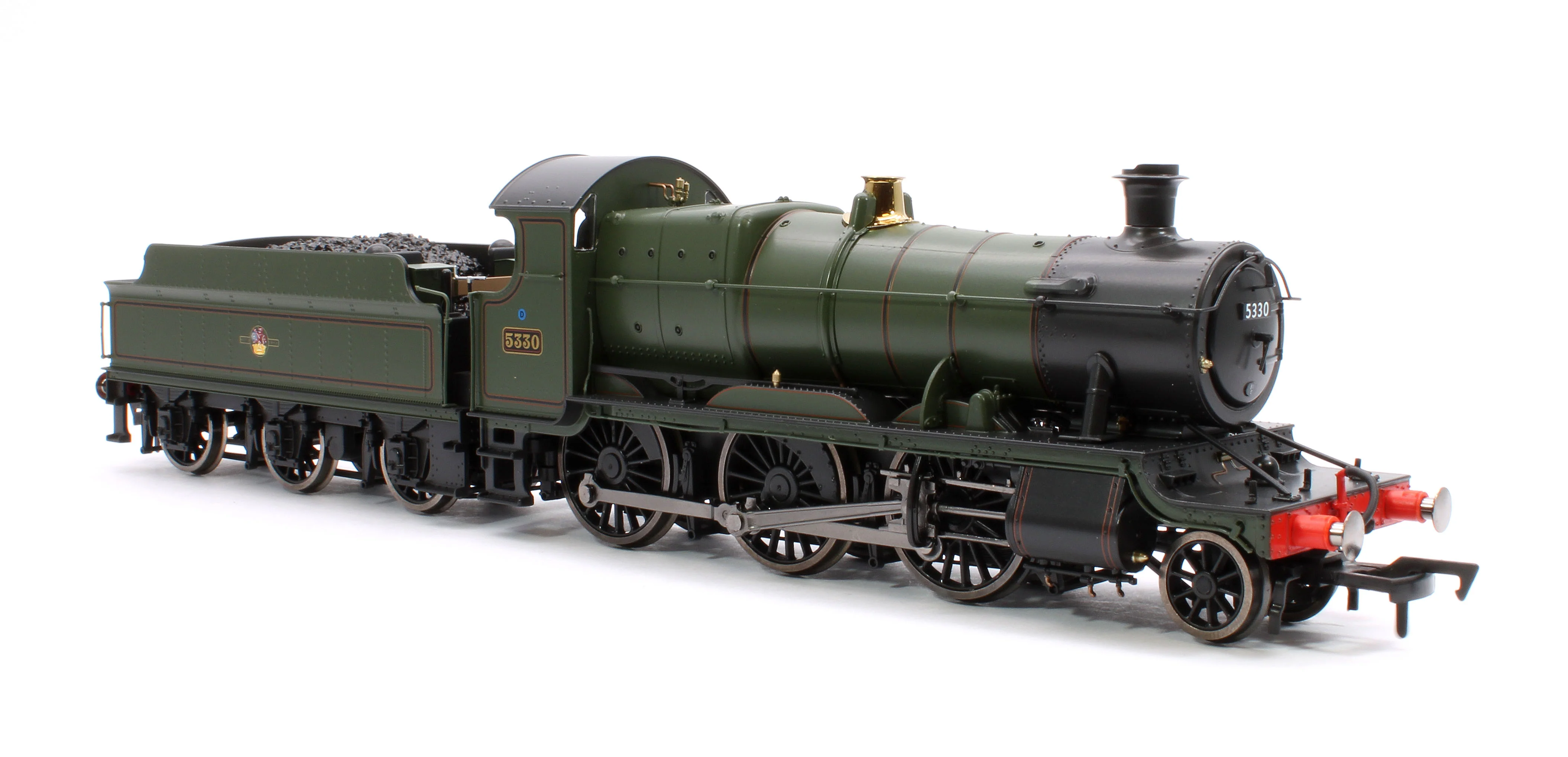 4S-043-016 GWR 43xx 2-6-0 Mogul 5330 BR Lined Green Late Crest Steam Locomotive - Image 4
