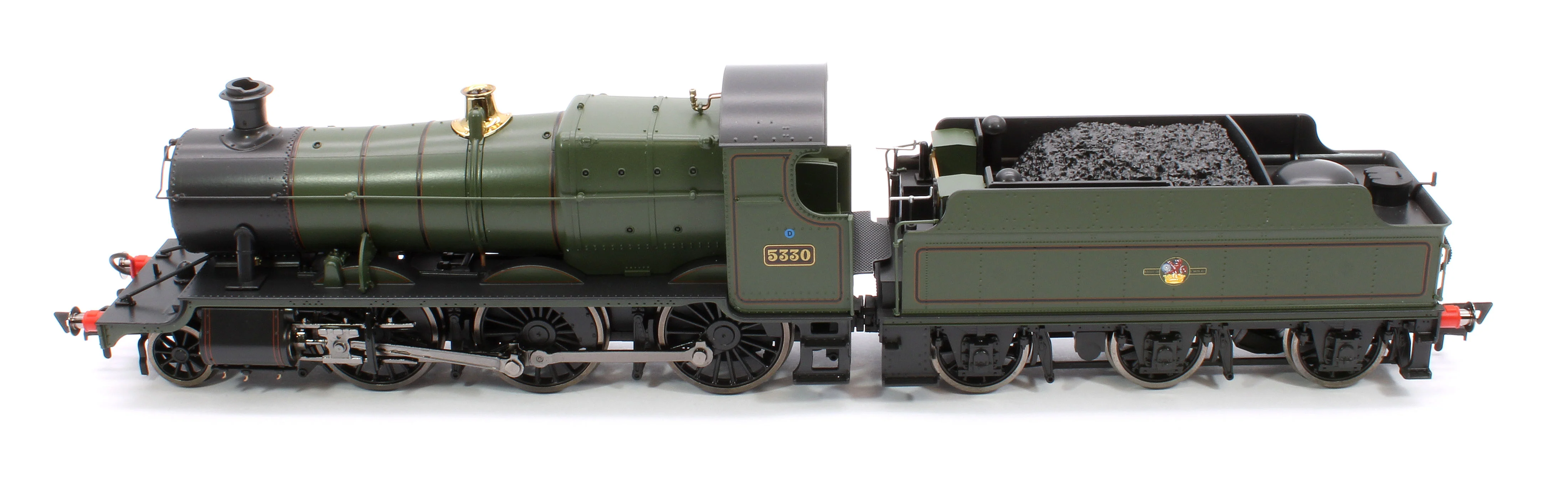 4S-043-016D GWR 43xx 2-6-0 Mogul 5330 BR Lined Green Late Crest Steam Locomotive - DCC Fitted - Image 11