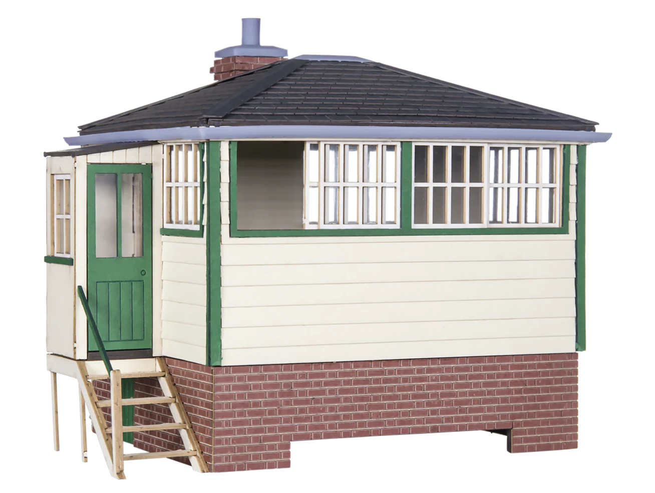 7B-004-005 Kitmaster Genesis London & South Western Railway Type 1 Signal Box Raised Brick Base Model Kit