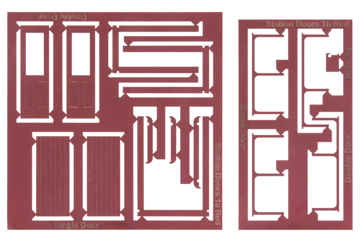 7C-000-002 Kitmaster Genesis - Working Station Doors Red - Image 2