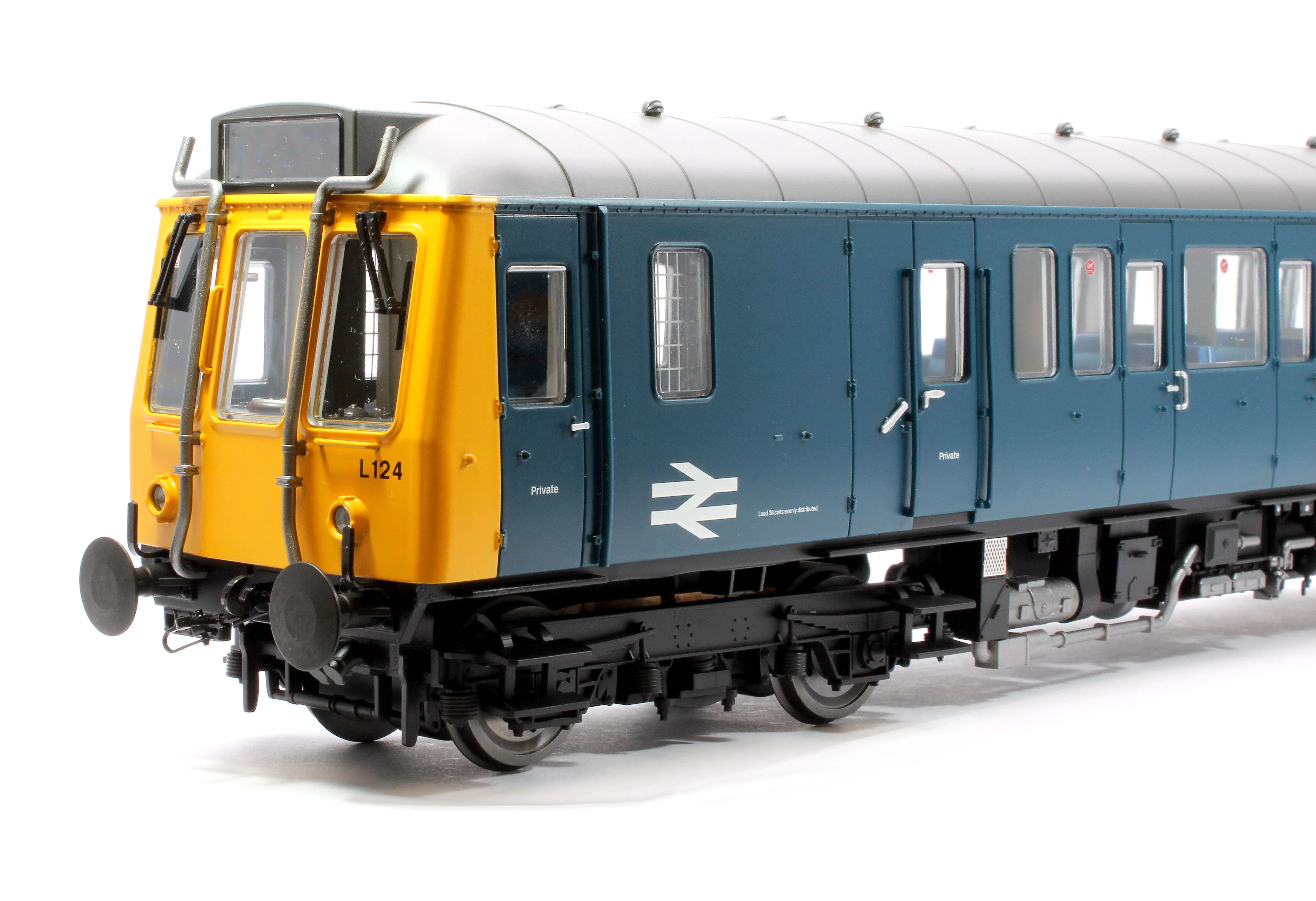 7D-009-008 Class 121 55024 BR Blue Single Car DMU - Image 4