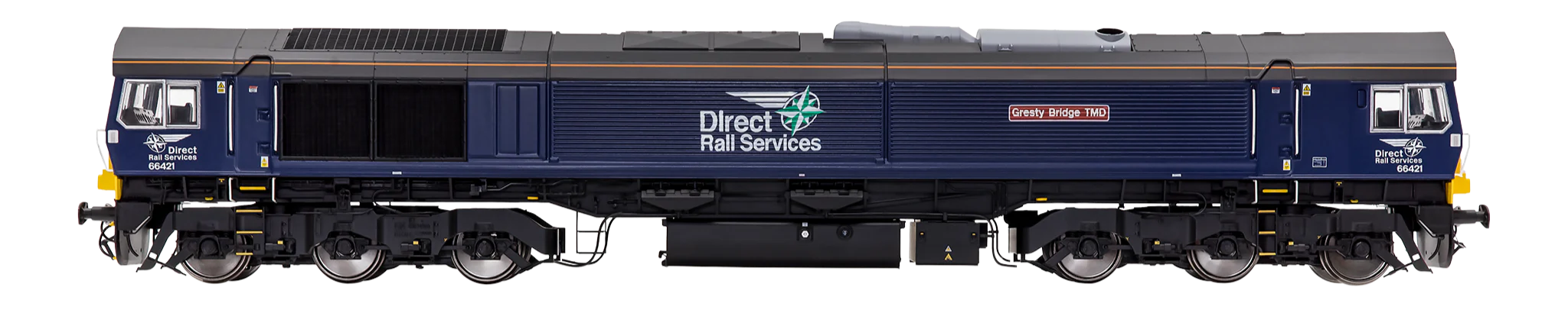 7D-066-004D Class 66 421 New DRS Livery Diesel Locomotive - DCC Fitted - Image 3