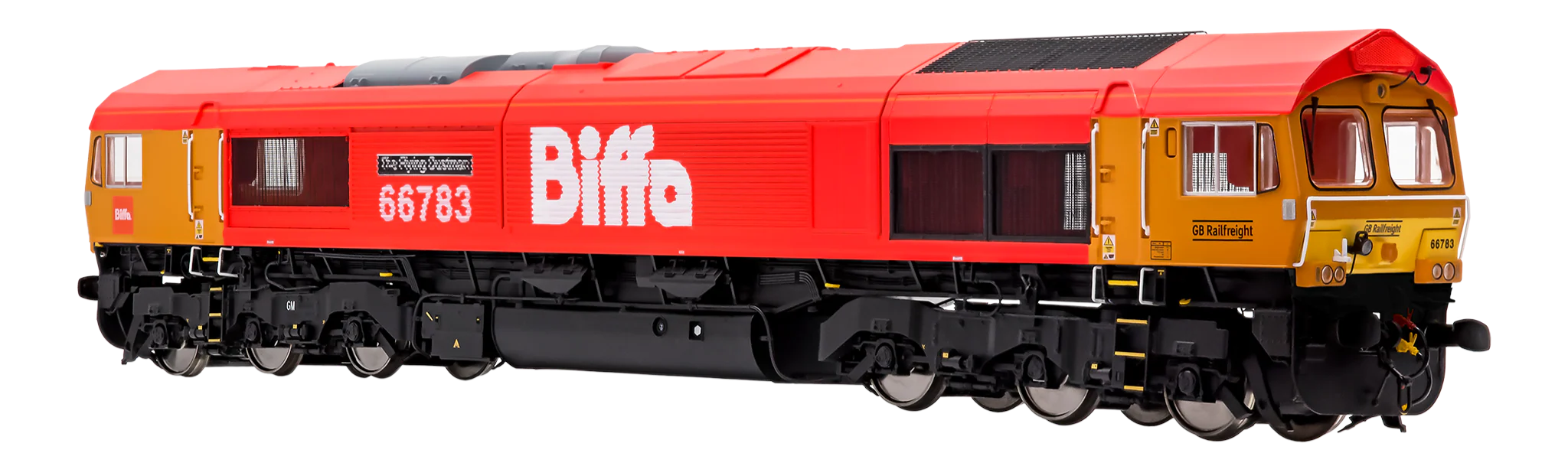 7D-066-006 Class 66 783 GBRF Biffa 'The Flying Dustman' Diesel Locomotive - Image 4