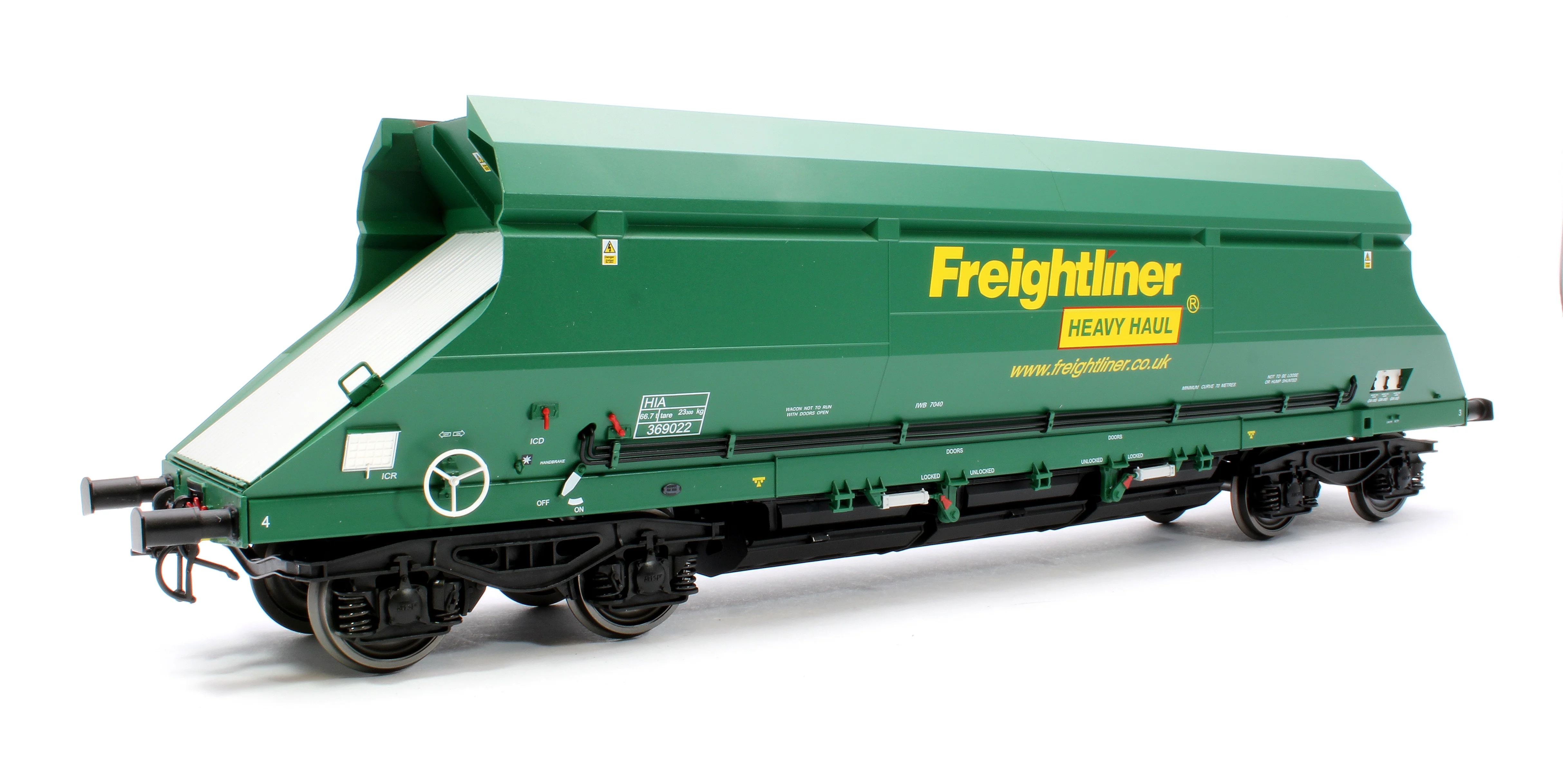7F-026-002 HIA Freightliner Green Heavy Haul Limestone Hopper 369022 - Image 3