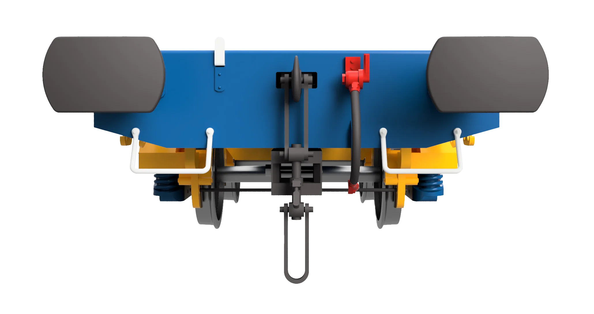 7F-042-010 PFA 93243 Tiphook Blue GPS Bogies Blue Body - Image 3