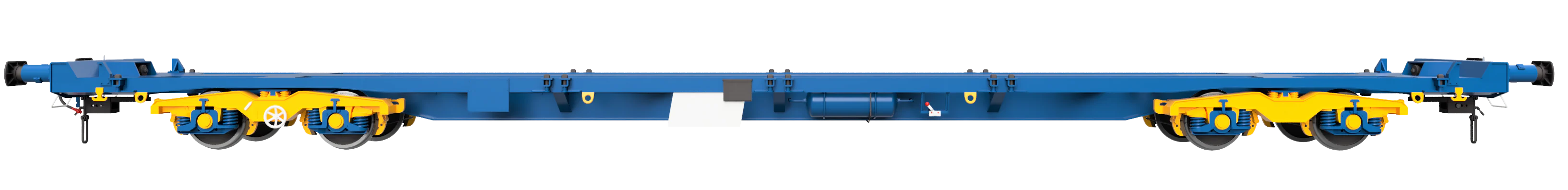 7F-042-010 PFA 93243 Tiphook Blue GPS Bogies Blue Body - Image 5
